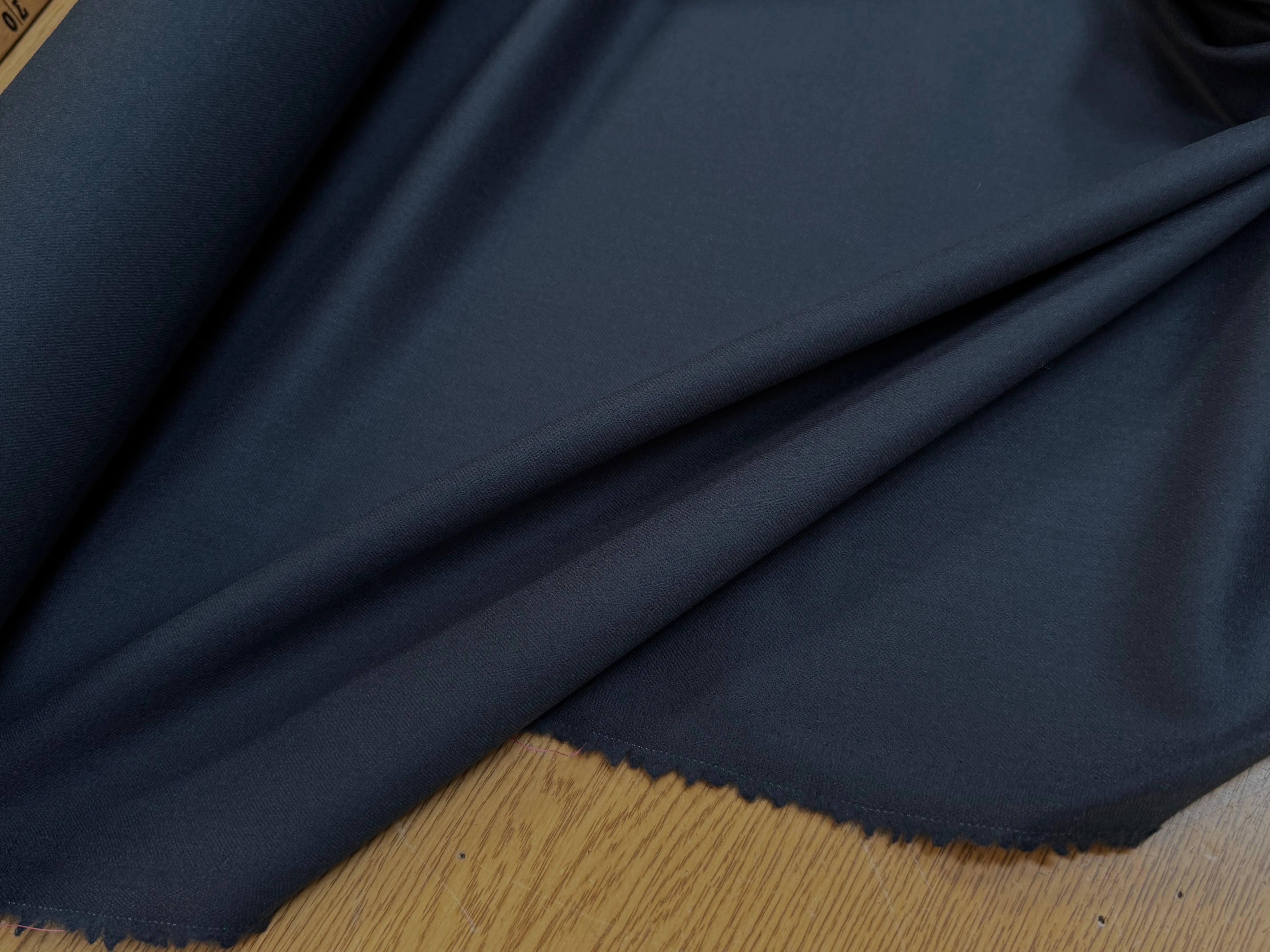 DRAPERIE DE LAINE STRETCH TOUCHER RAFFINÉ BLEU GRIS - My Little Coupon