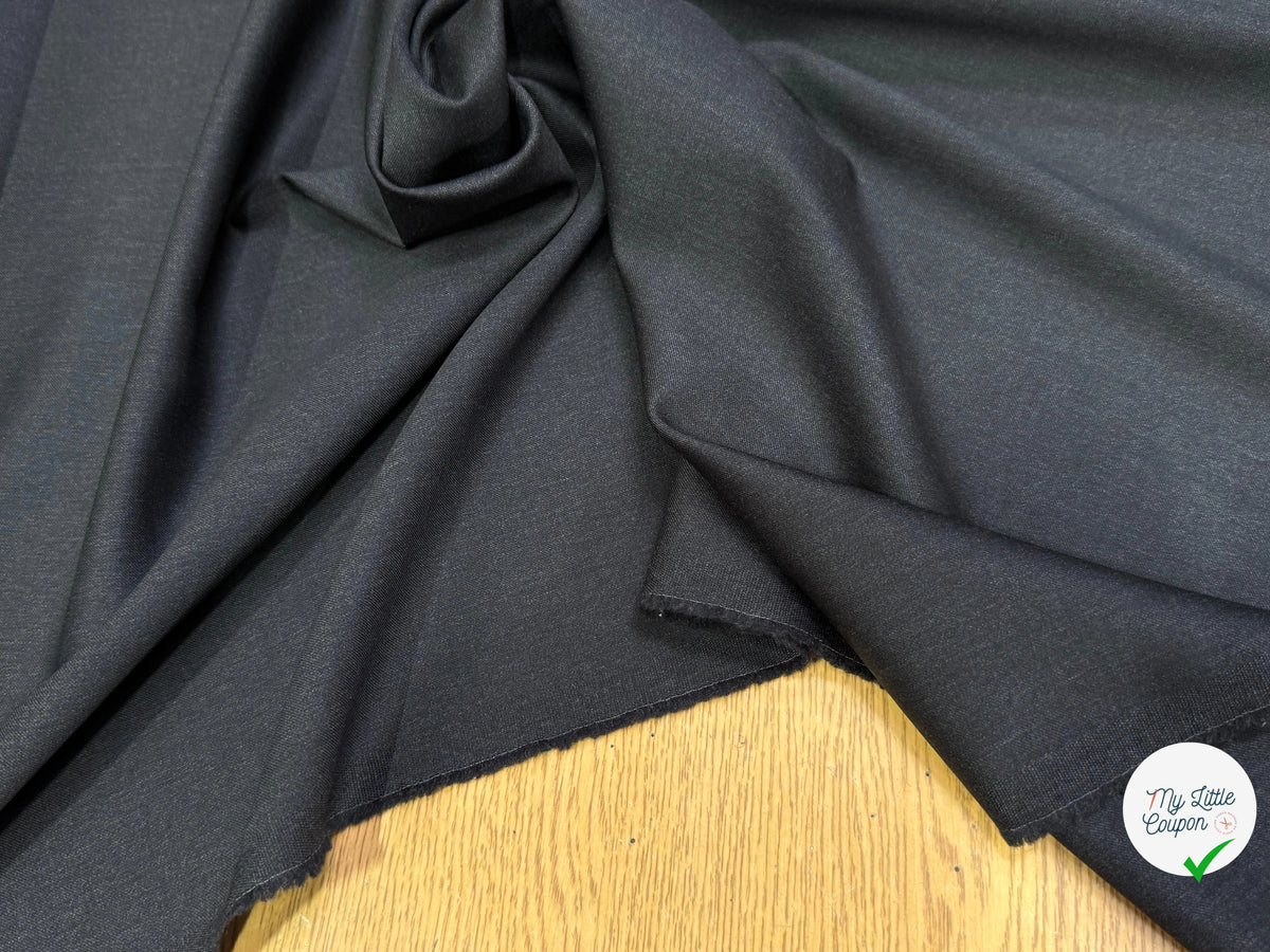 DRAPERIE DE LAINE SUPER 100'S GRIS ANTHRACITE TRÈS ÉLÉGANT - My Little Coupon