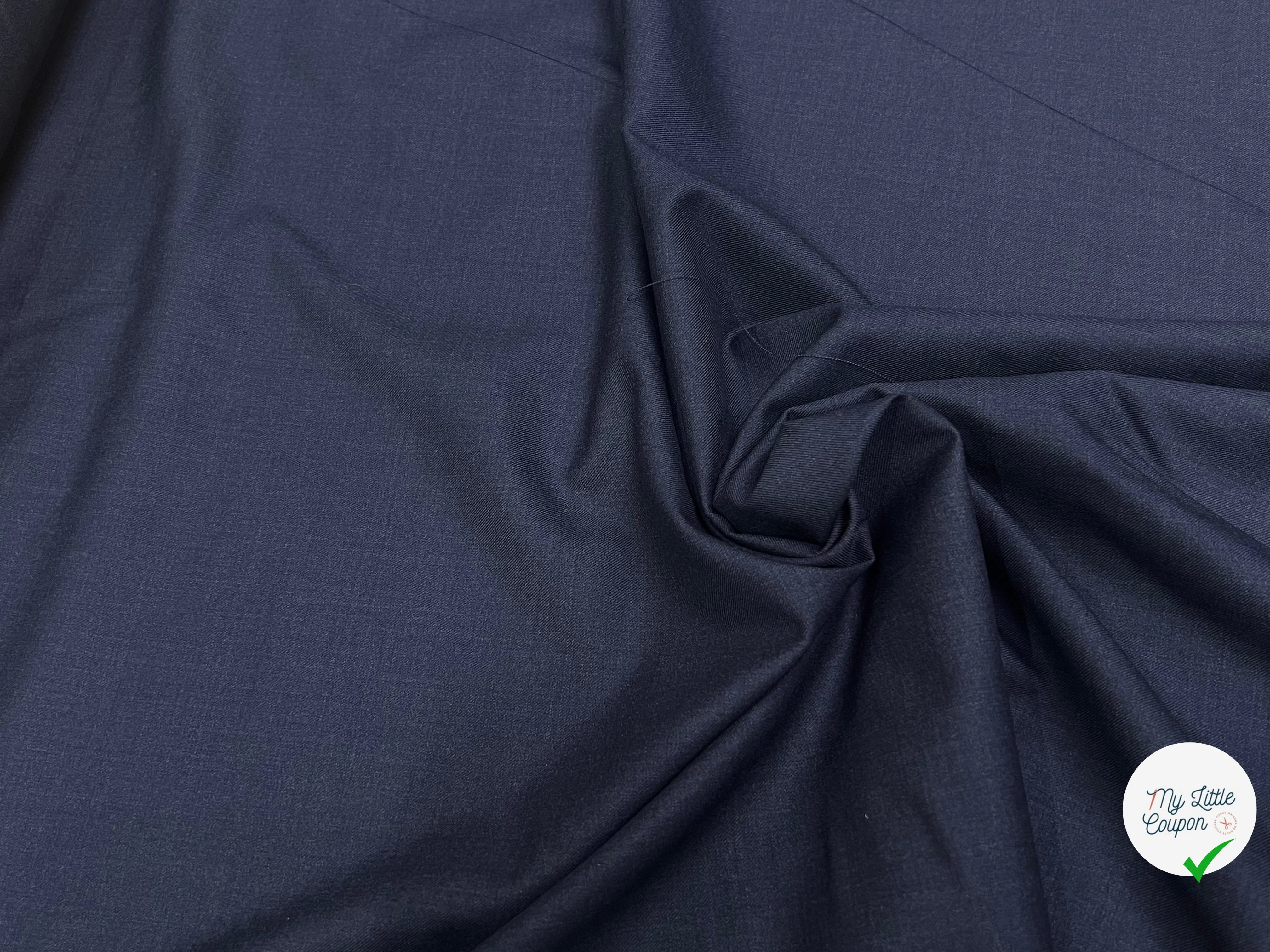 DRAPERIE DE LAINE TENUE ÉLÉGANTE BLEU GRIS TRÈS BEAU TOUCHER - My Little Coupon