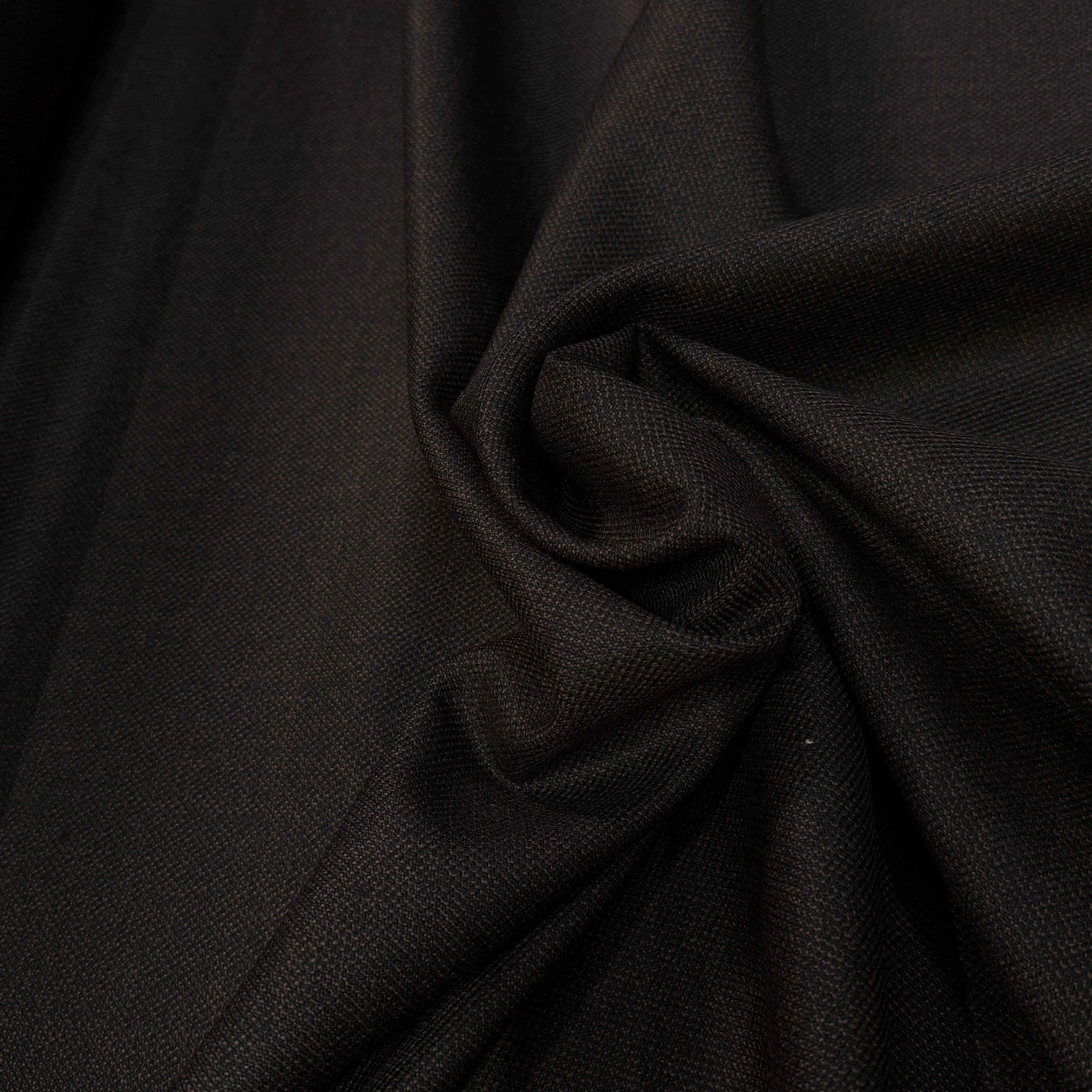 DRAPERIE DE LAINE TENUE LOURDE MARON NOIR - My Little Coupon