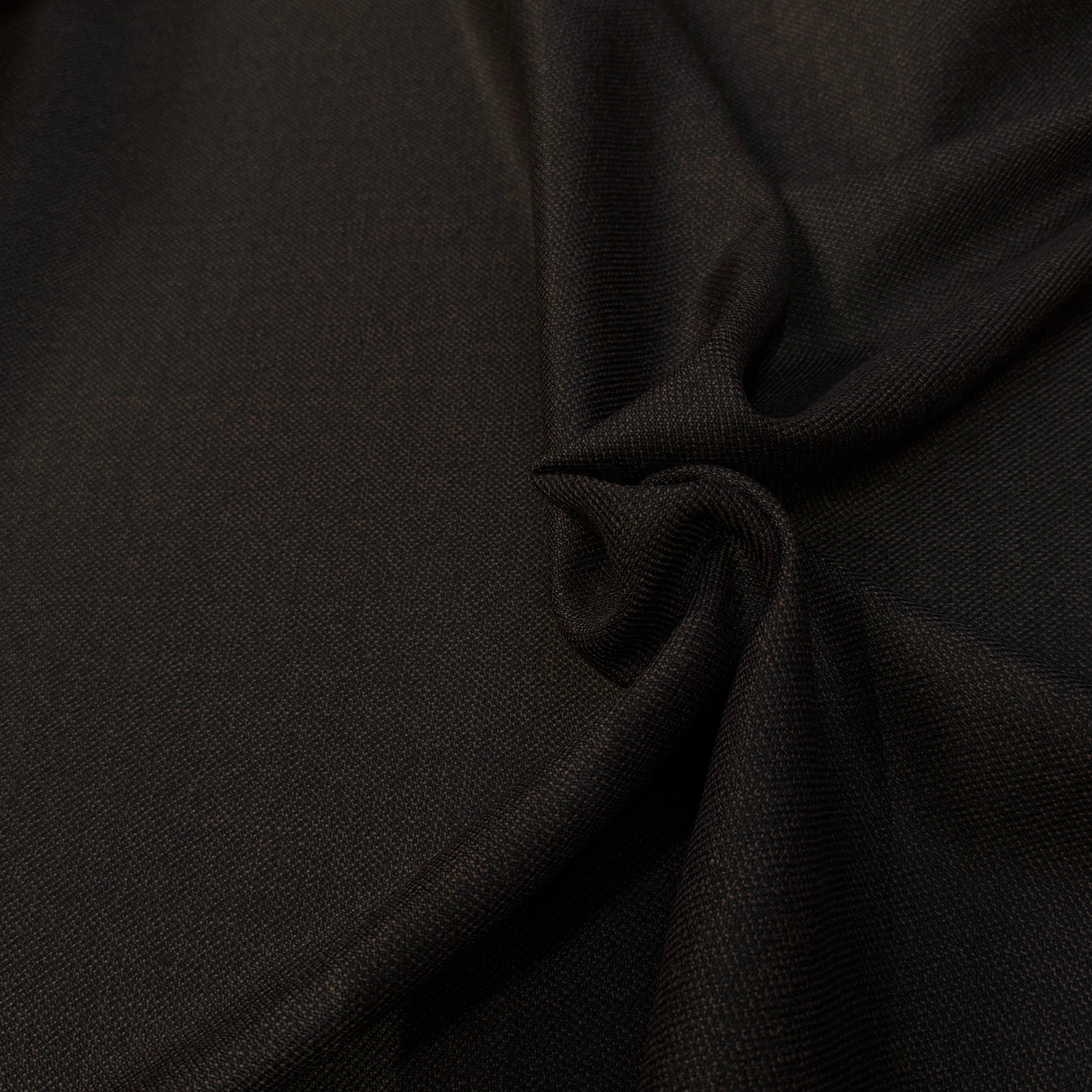 DRAPERIE DE LAINE TENUE LOURDE MARON NOIR - My Little Coupon