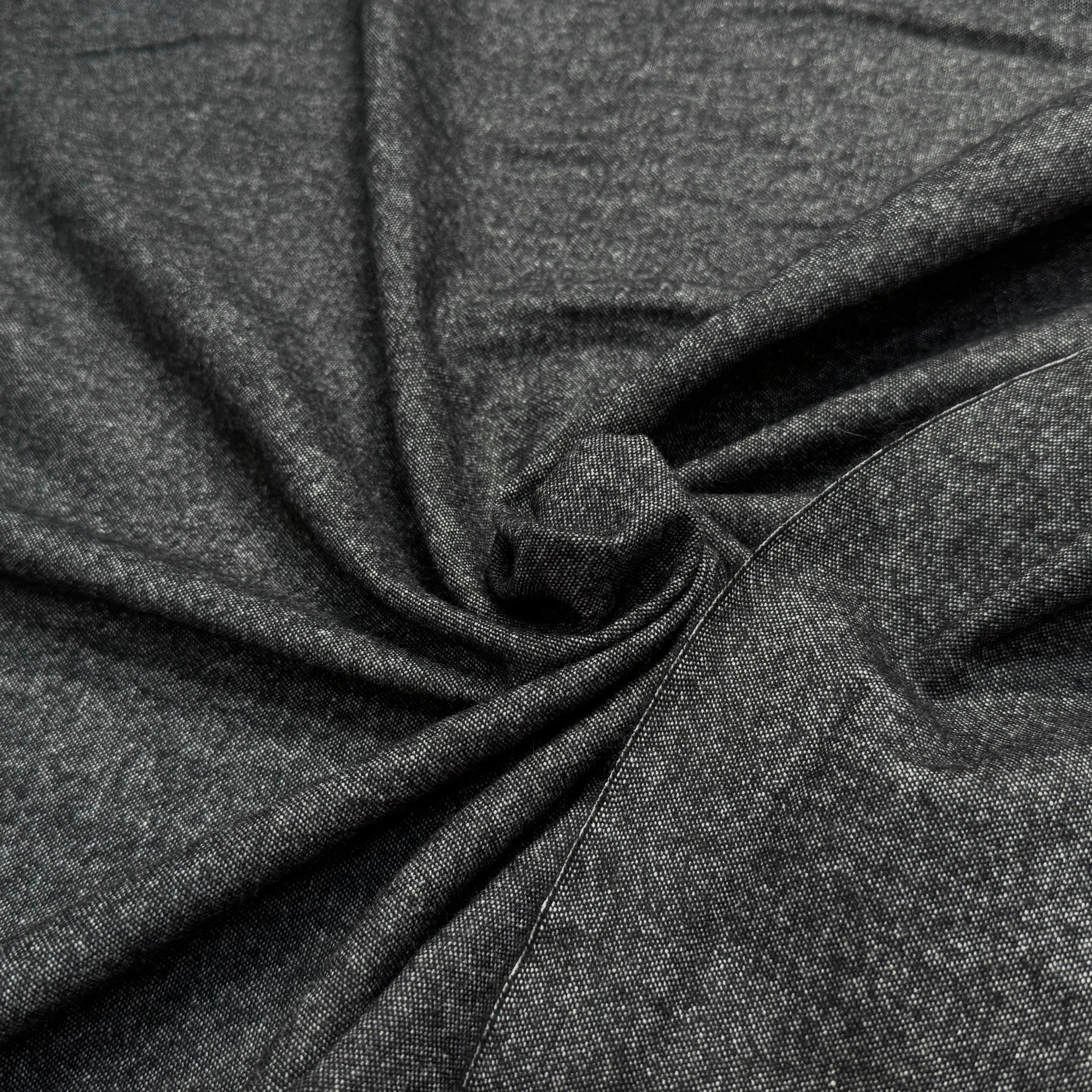 DRAPERIE DE LAINE TOUCHER DOUX 80% LAINE GRIS CHINÉ - My Little Coupon
