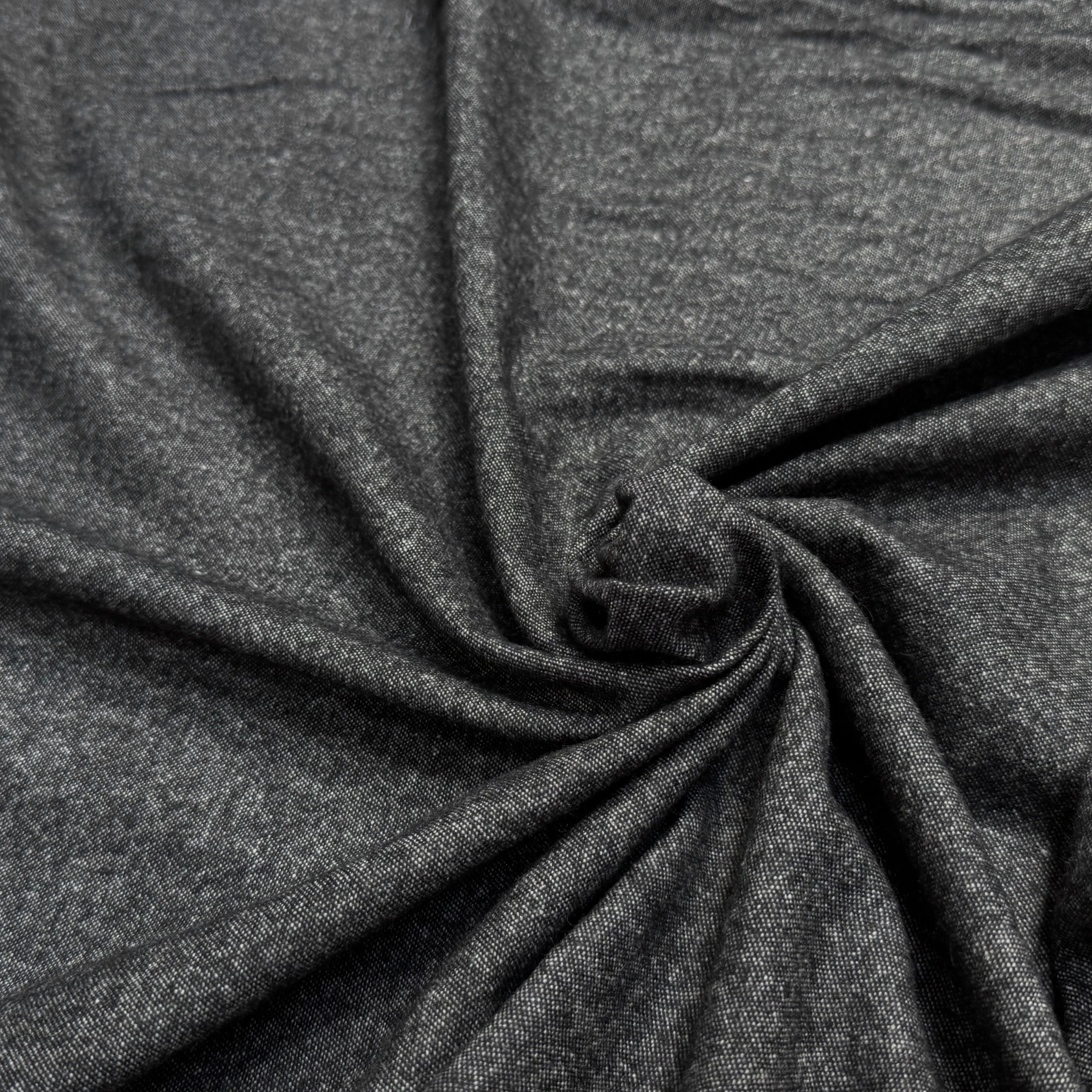 DRAPERIE DE LAINE TOUCHER DOUX 80% LAINE GRIS CHINÉ - My Little Coupon