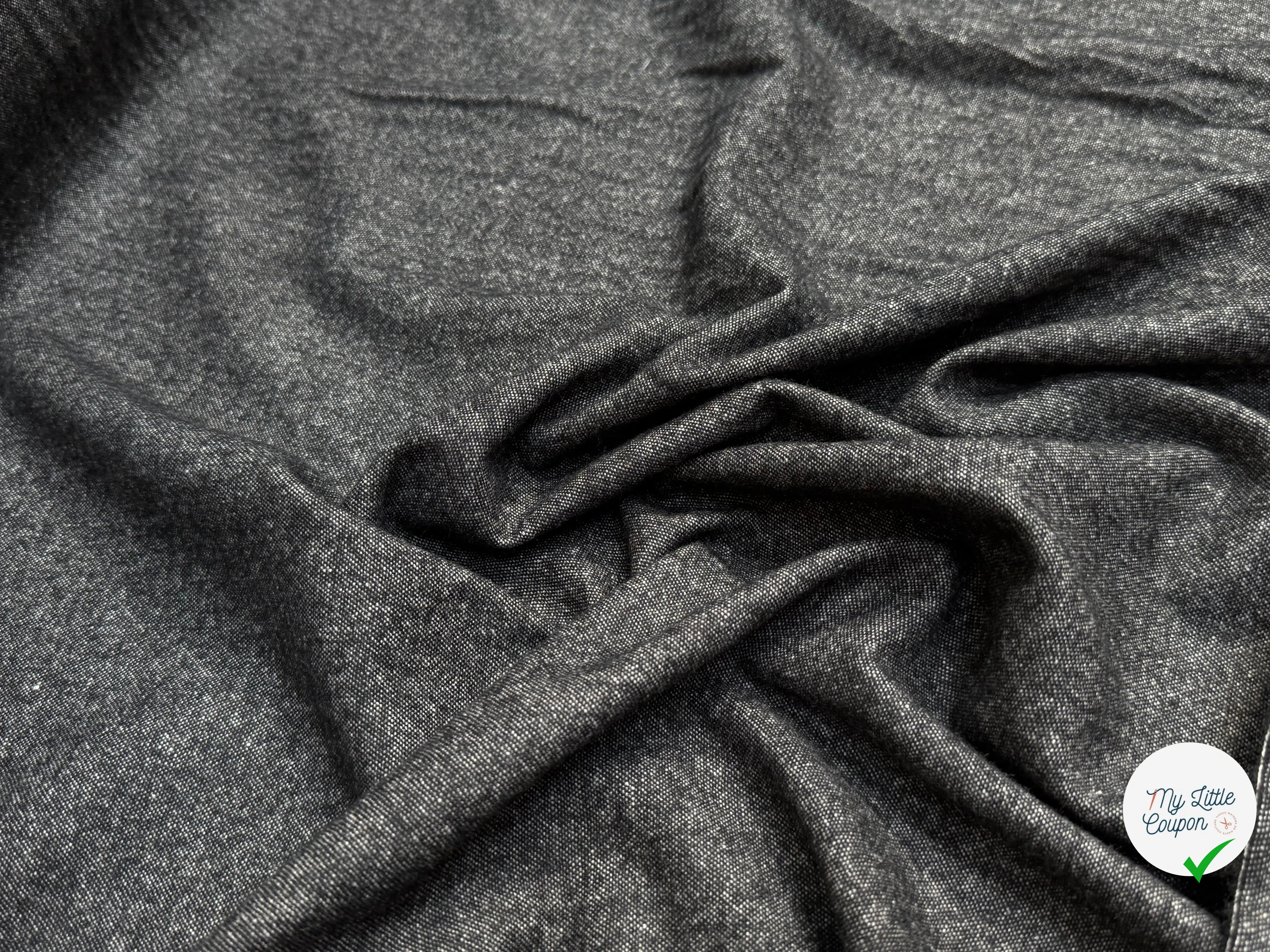 DRAPERIE DE LAINE TOUCHER DOUX 80% LAINE GRIS CHINÉ - My Little Coupon