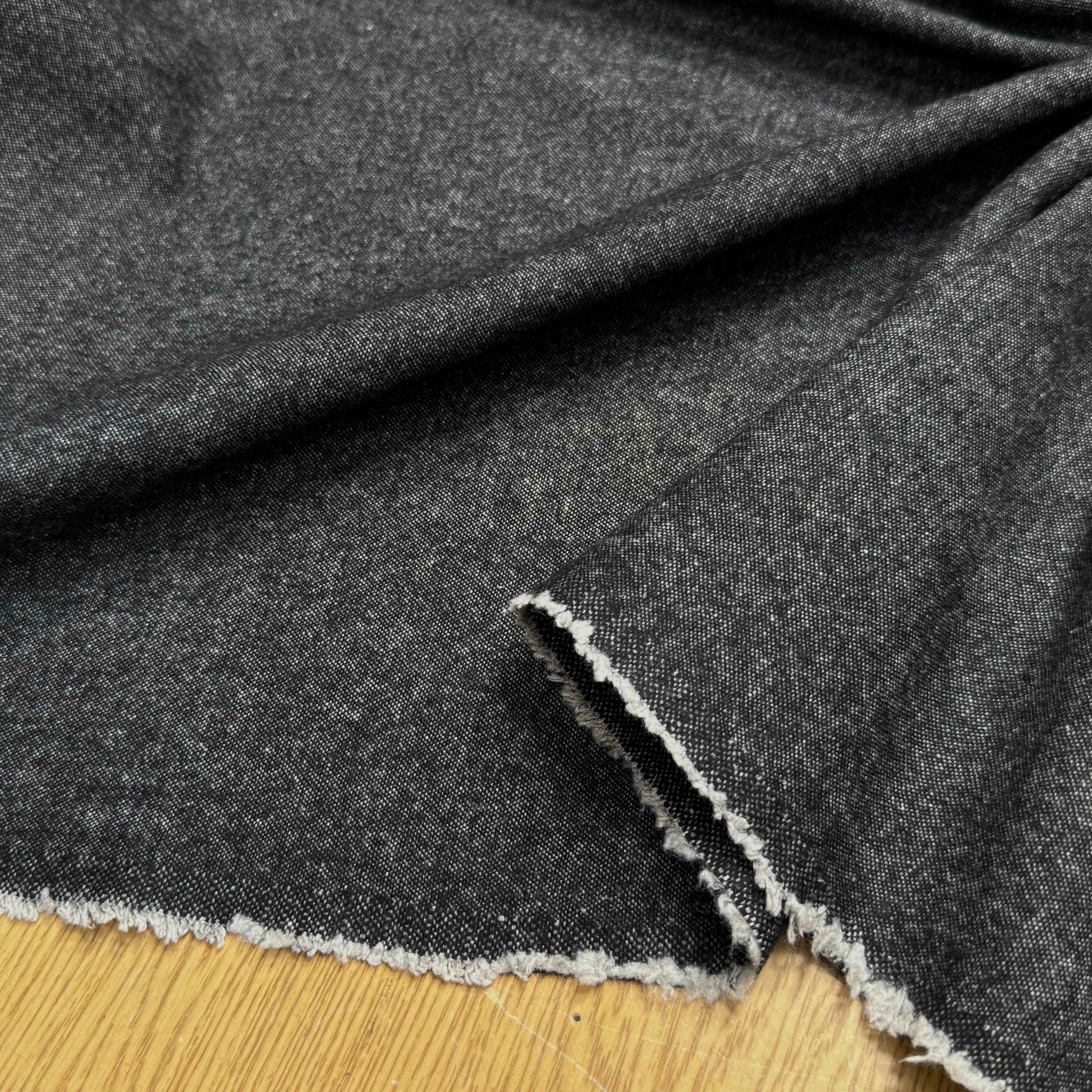 DRAPERIE DE LAINE TOUCHER DOUX 80% LAINE GRIS CHINÉ - My Little Coupon