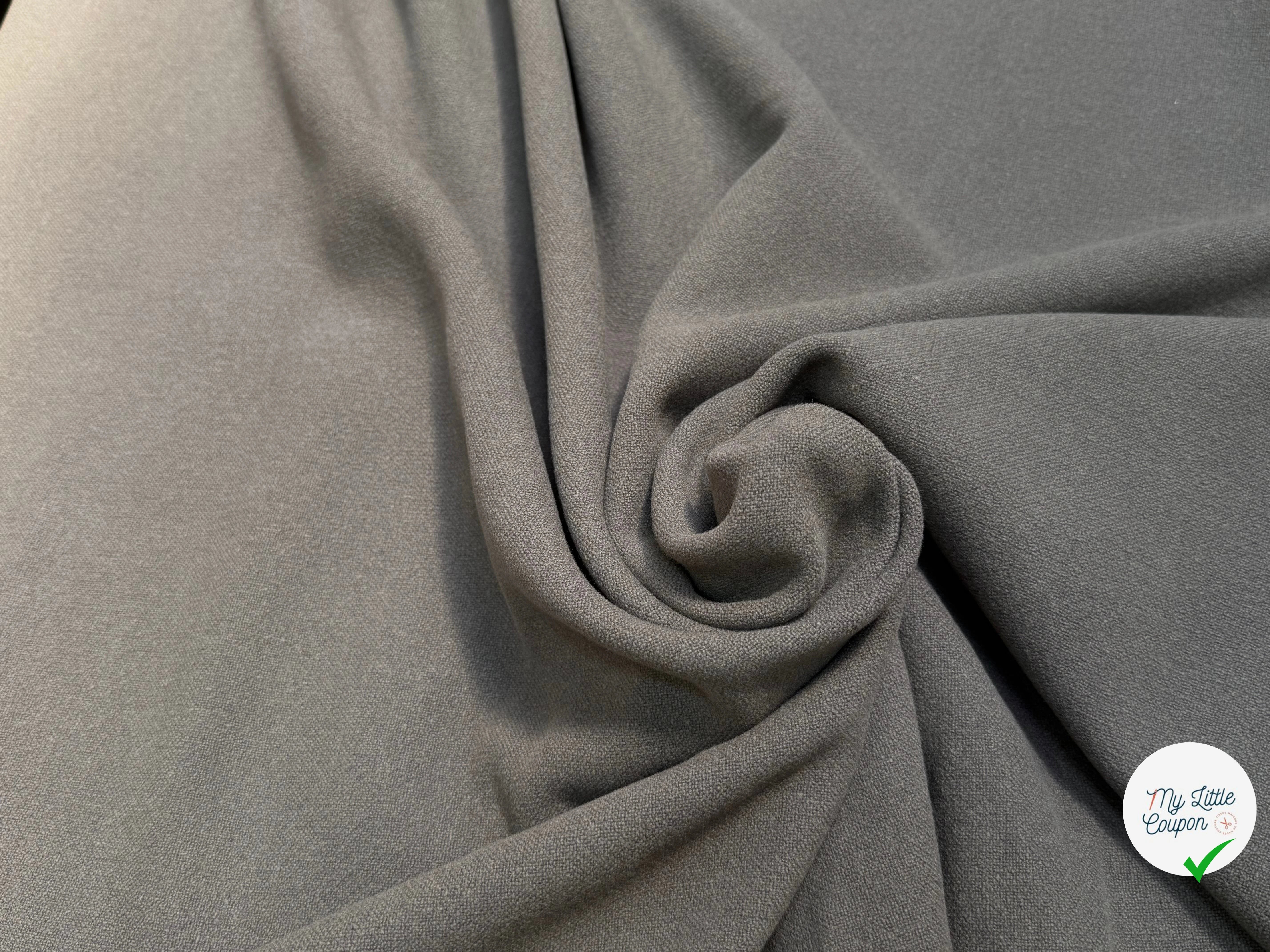 DRAPERIE DE LAINE TRÈS BELLE TENUE GRIS FONCÉ - My Little Coupon