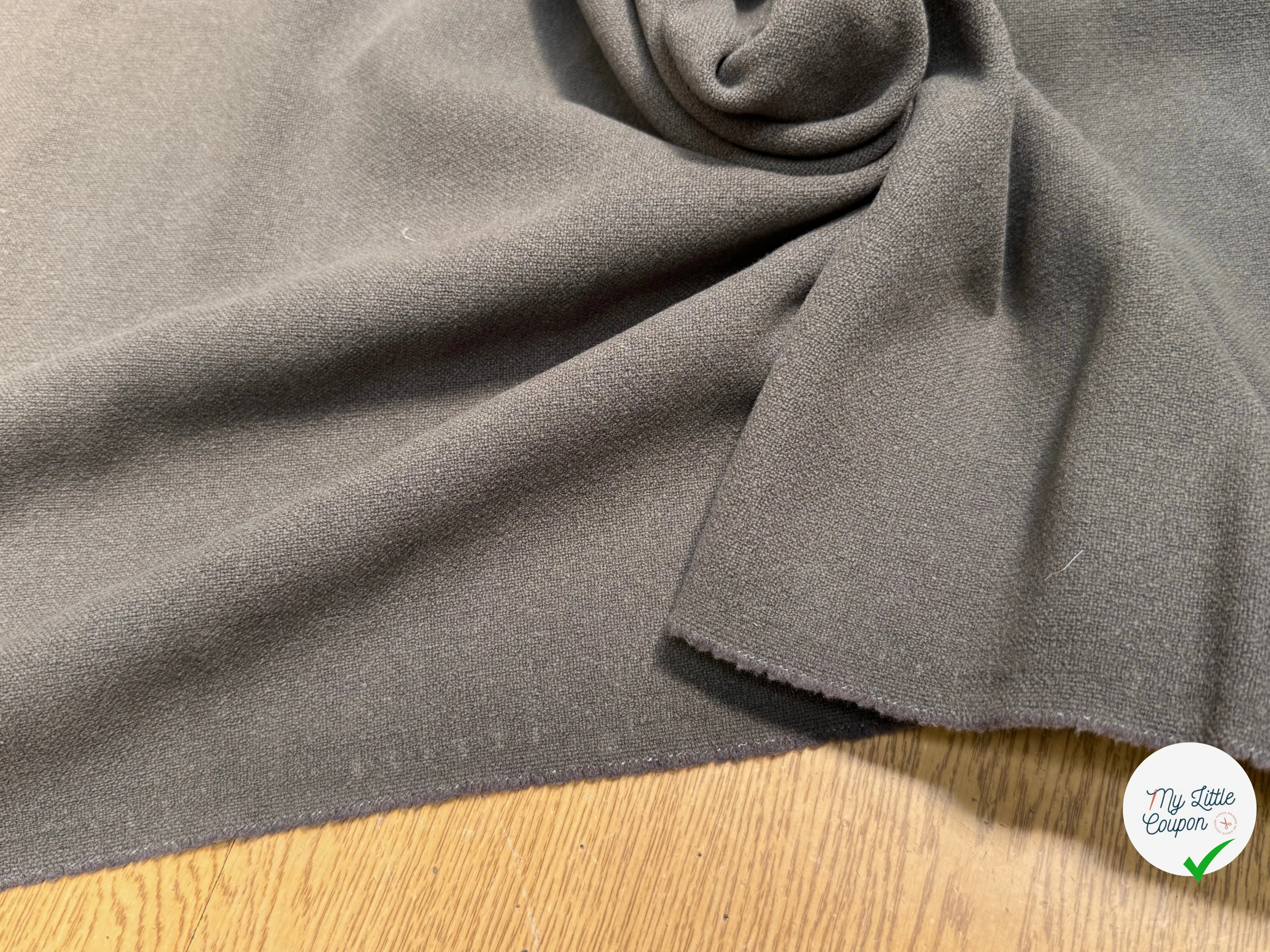 DRAPERIE DE LAINE TRÈS BELLE TENUE GRIS FONCÉ - My Little Coupon