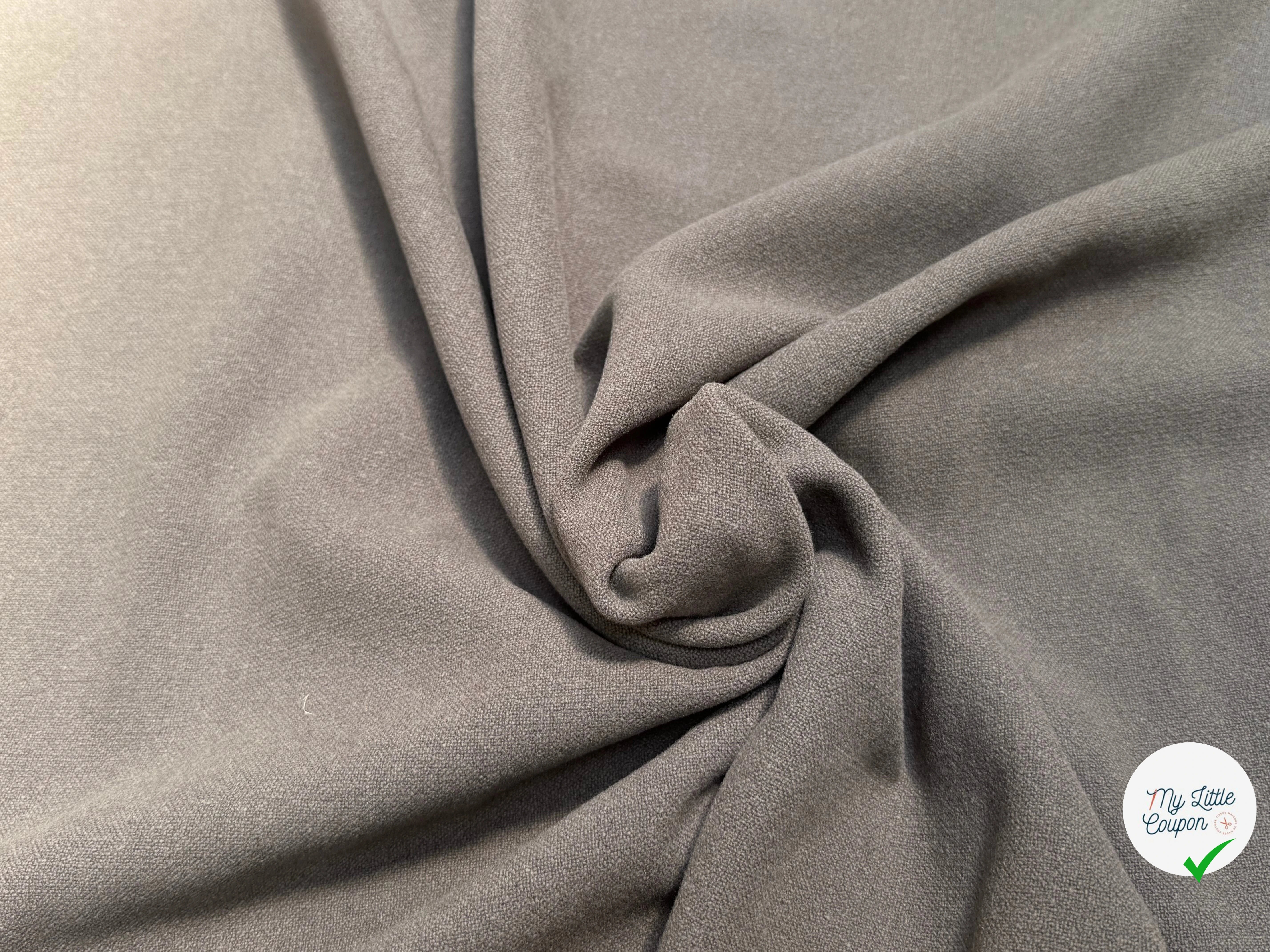DRAPERIE DE LAINE TRÈS BELLE TENUE GRIS FONCÉ - My Little Coupon