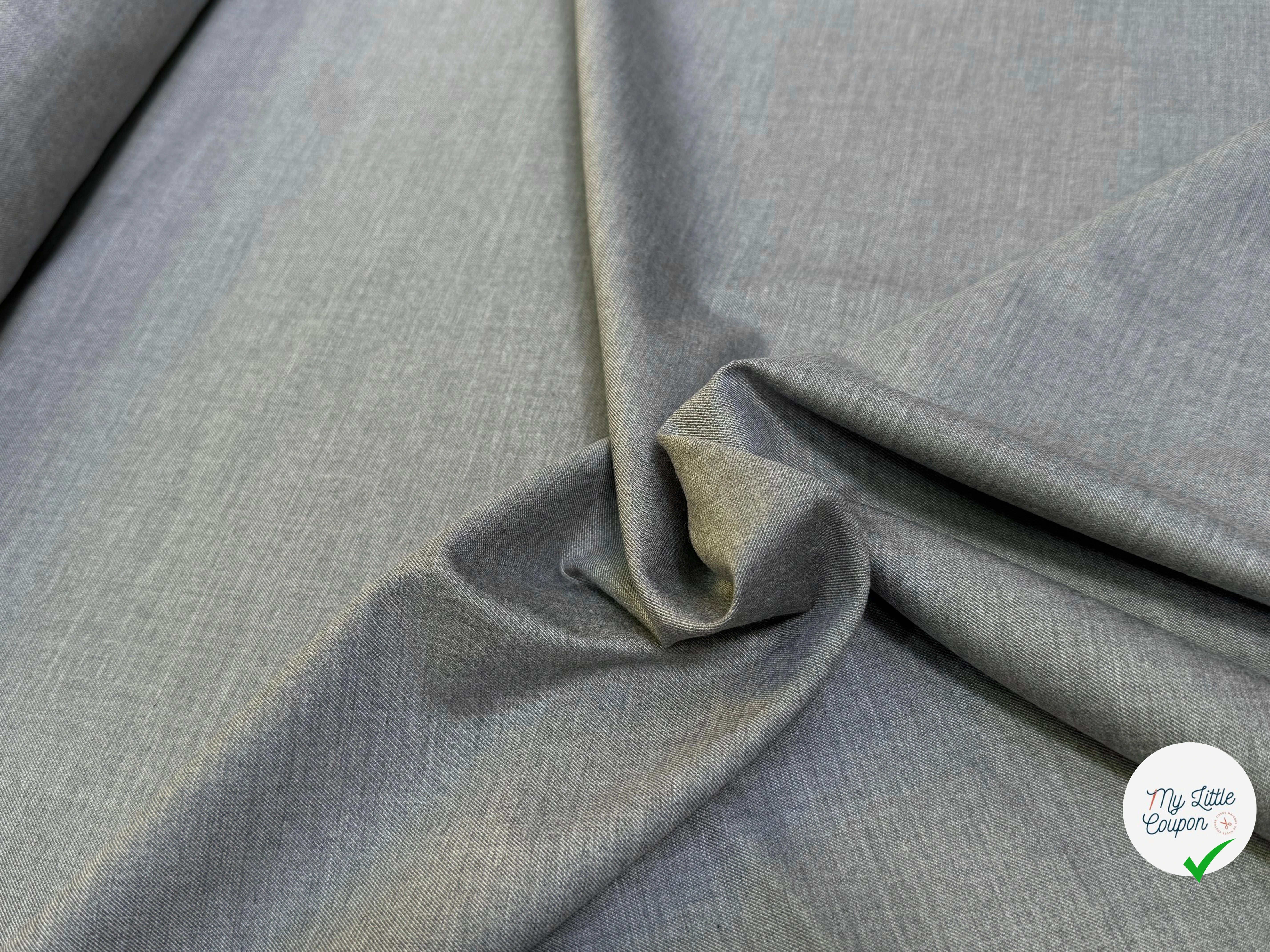 DRAPERIE DE LAINE ULTRA BELLE GRIS CHINÉ STRETCH TOUCHER DOUX - My Little Coupon