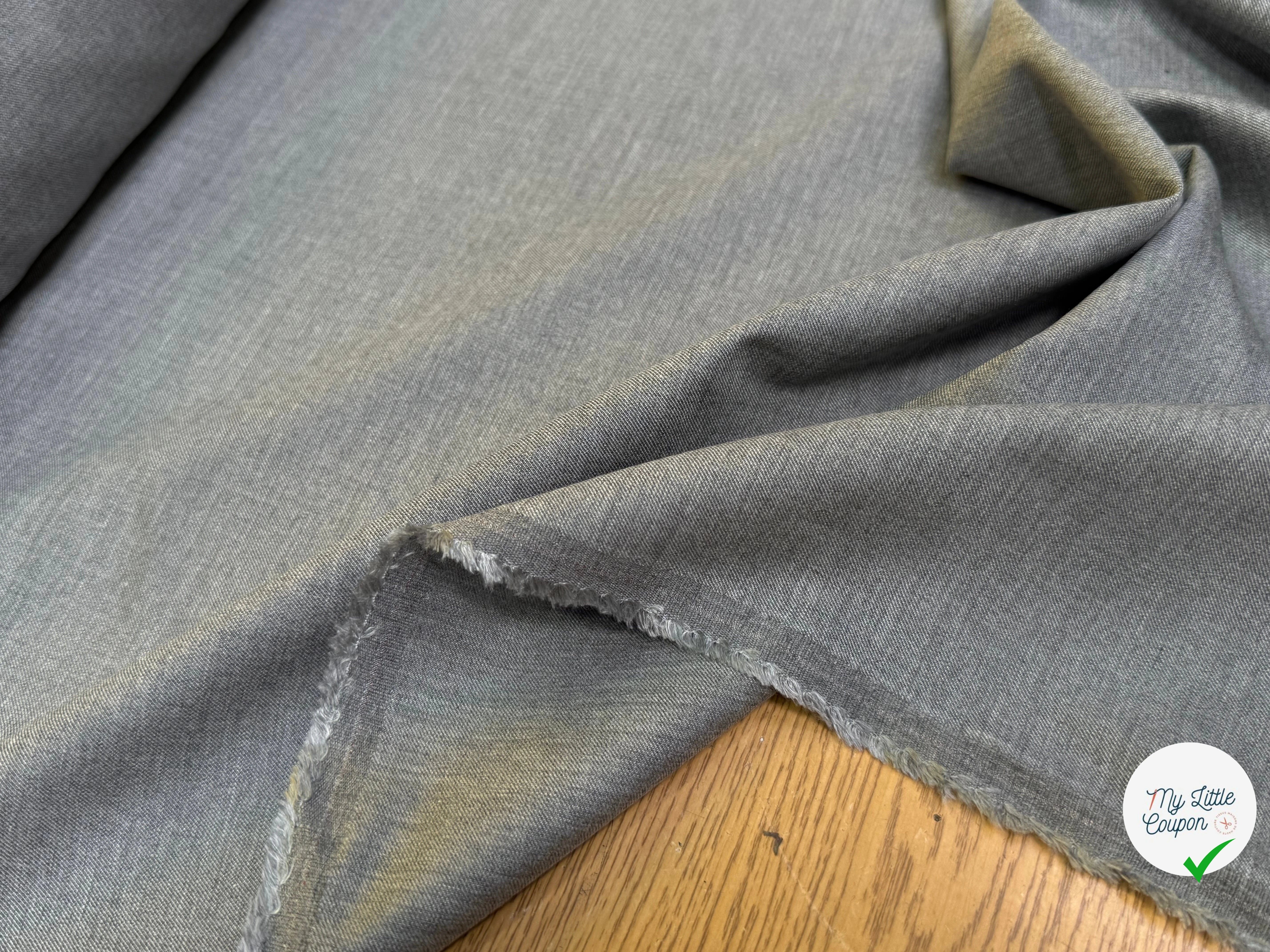 DRAPERIE DE LAINE ULTRA BELLE GRIS CHINÉ STRETCH TOUCHER DOUX - My Little Coupon