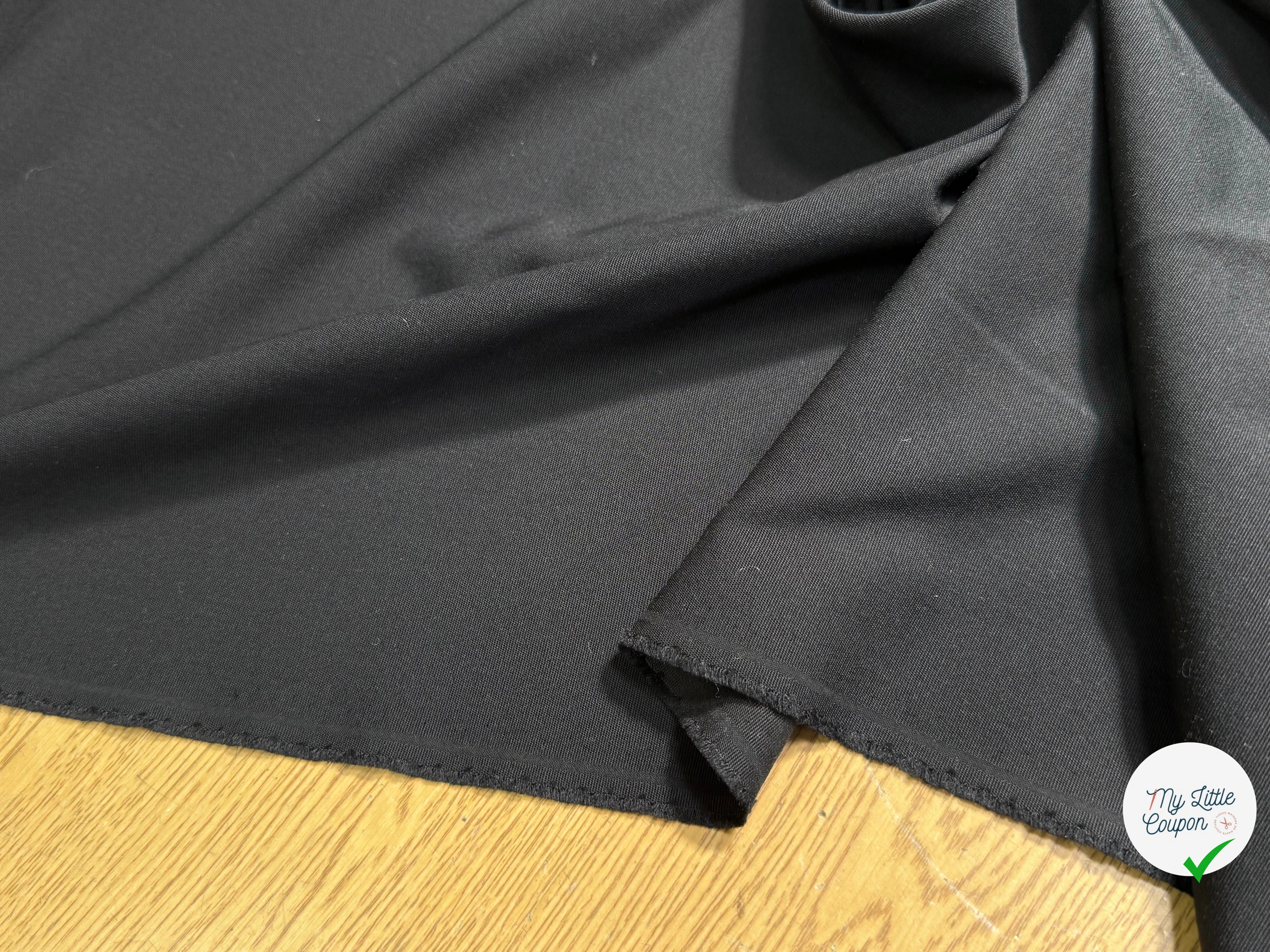DRAPERIE ÉLÉGANTE NOIR TOMBÉ REMARQUABLE - My Little Coupon