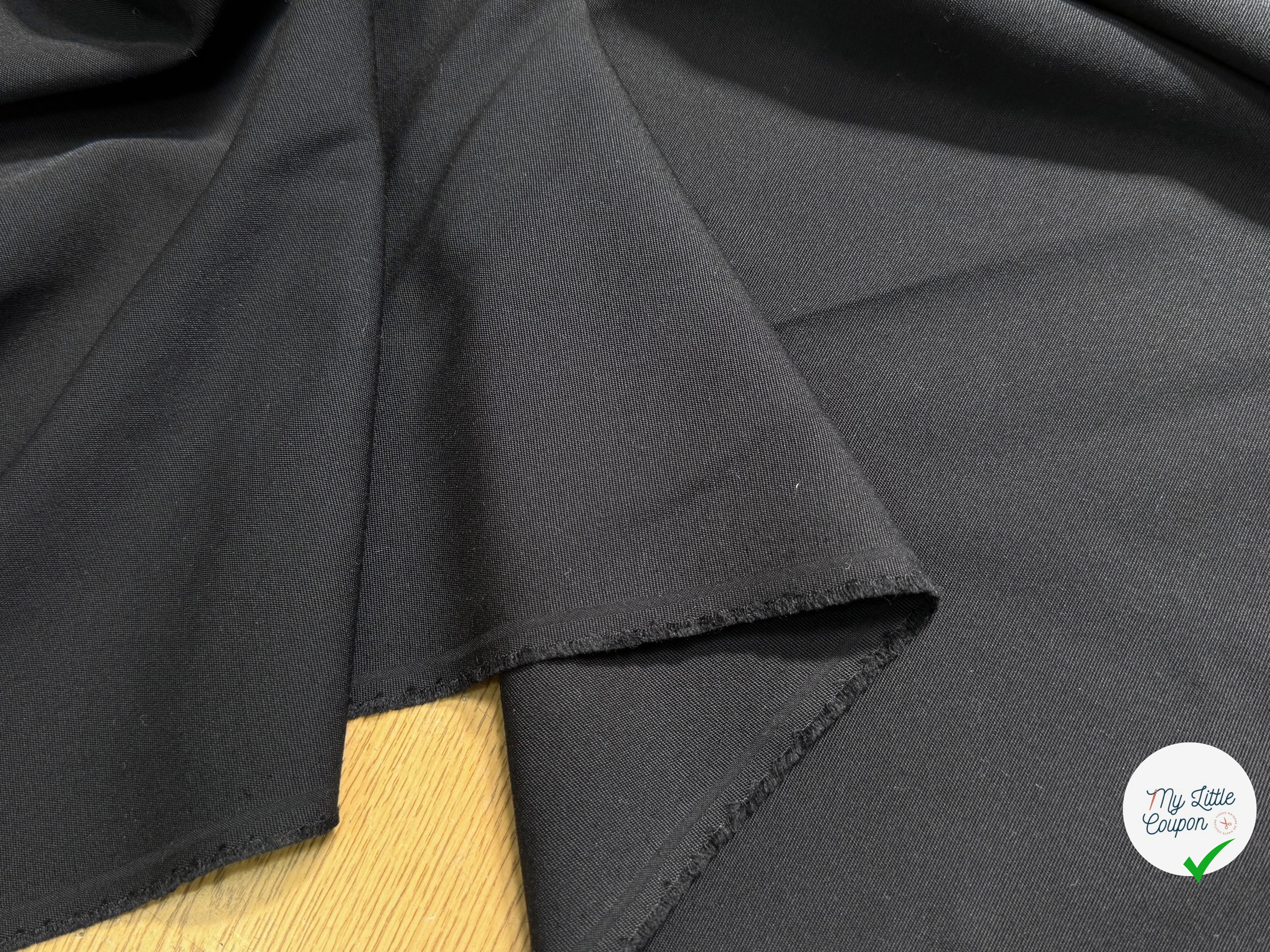 DRAPERIE ÉLÉGANTE NOIR TOMBÉ REMARQUABLE - My Little Coupon