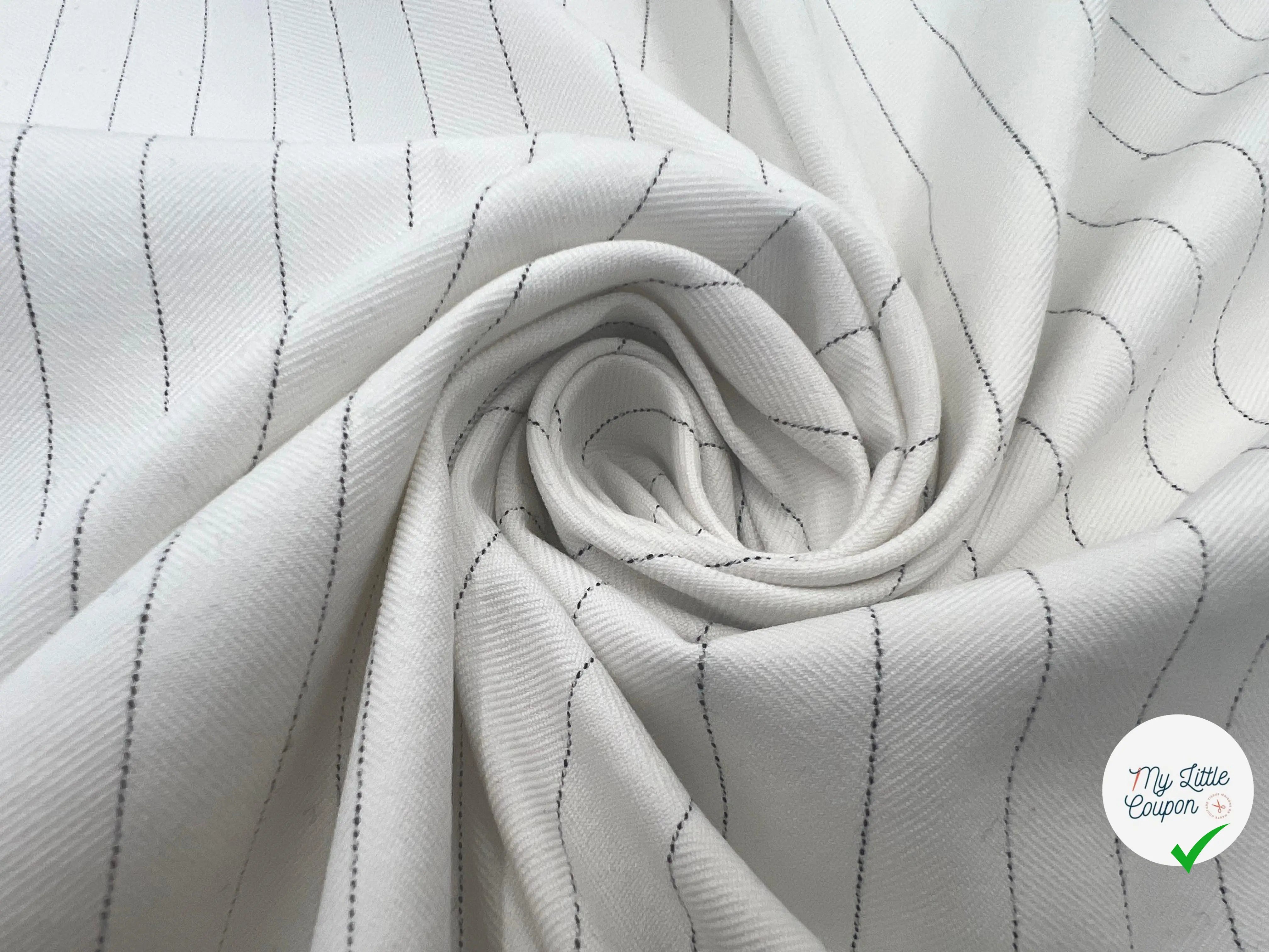 DRAPERIE FINES RAYURES - My Little Coupon - tissu - coudre