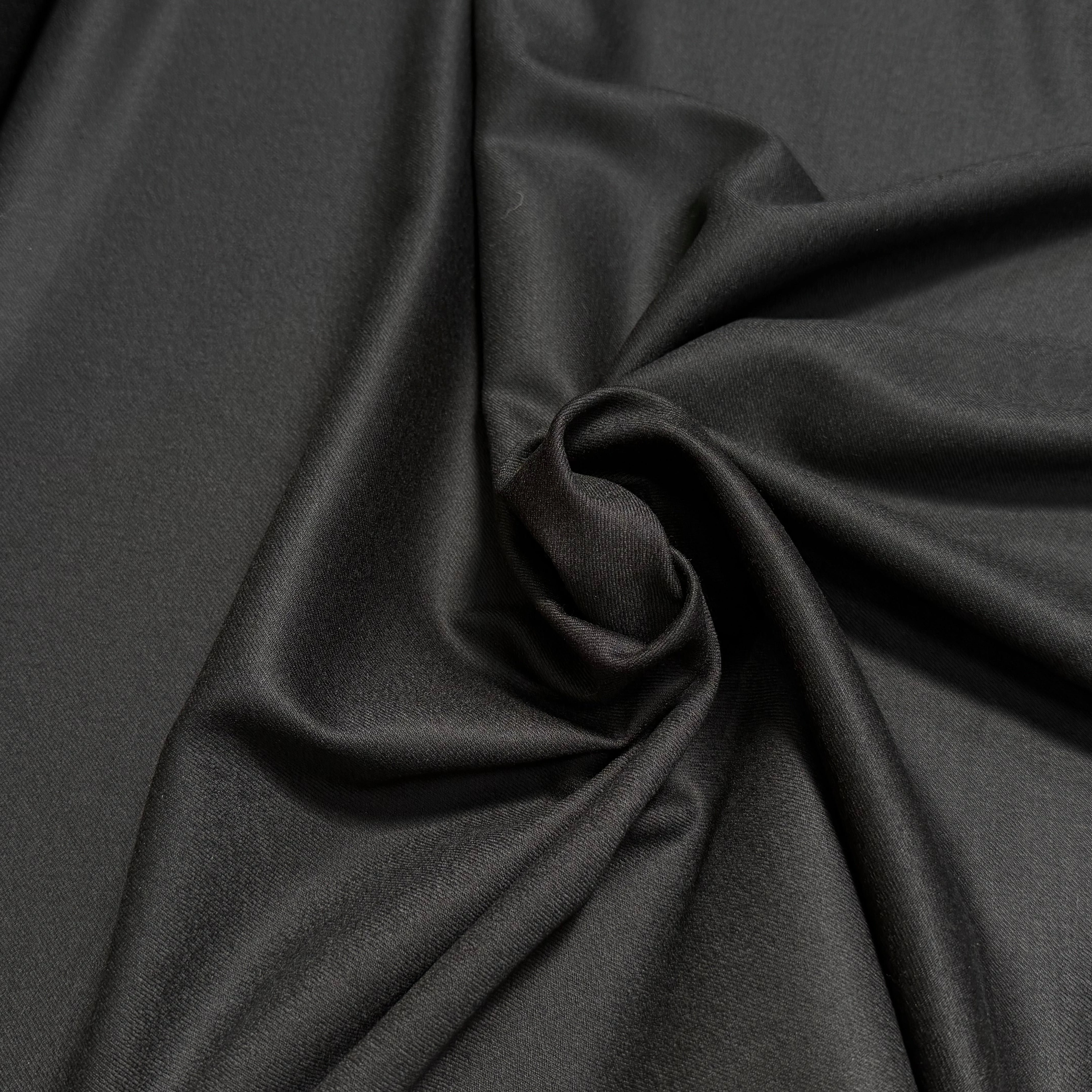 DRAPERIE FLANELLE DE LAINE SUBLIME NOIR - My Little Coupon