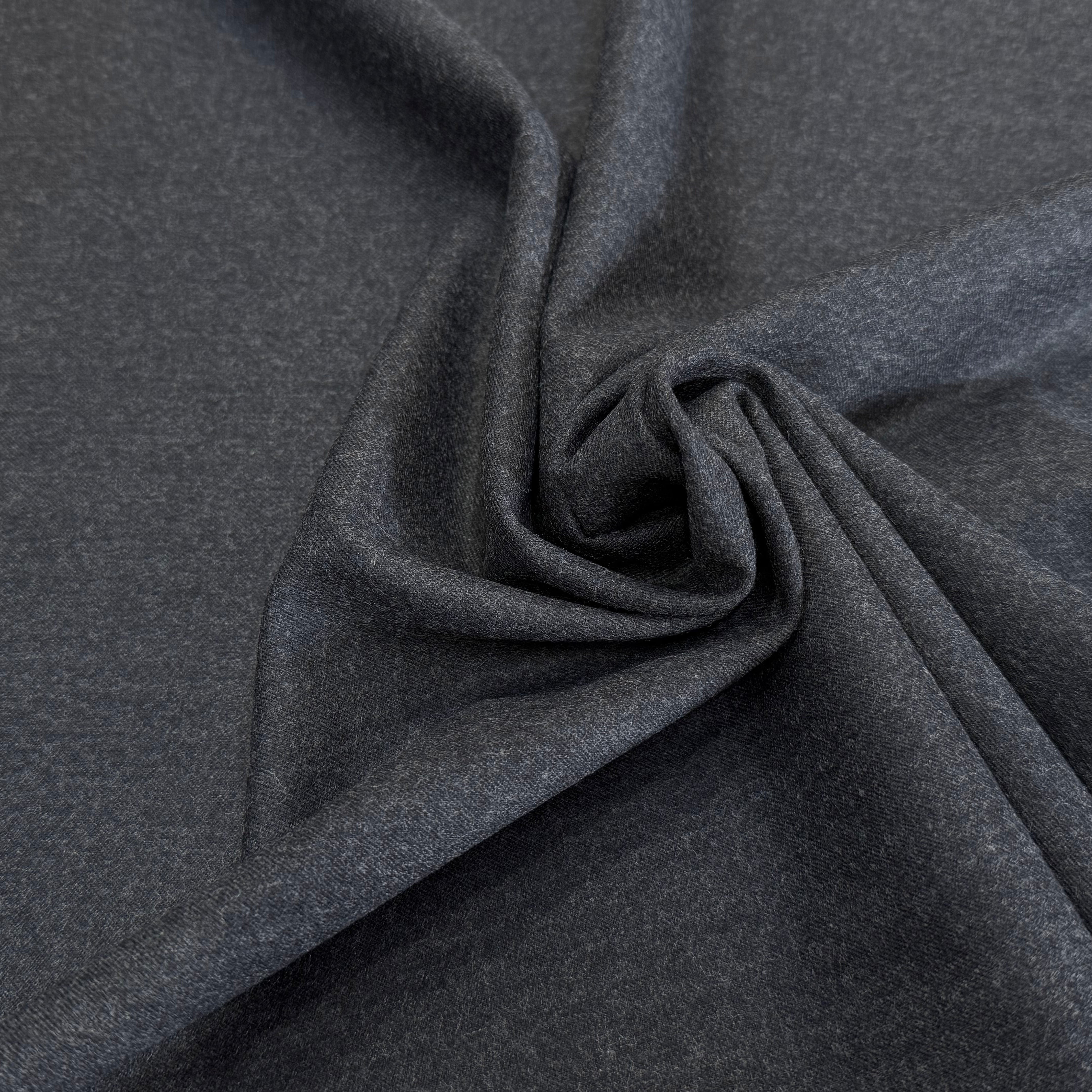 DRAPERIE FLANELLE DE LAINE ULTRA BELLE ET STRETCH GRIS 96% WV - My Little Coupon