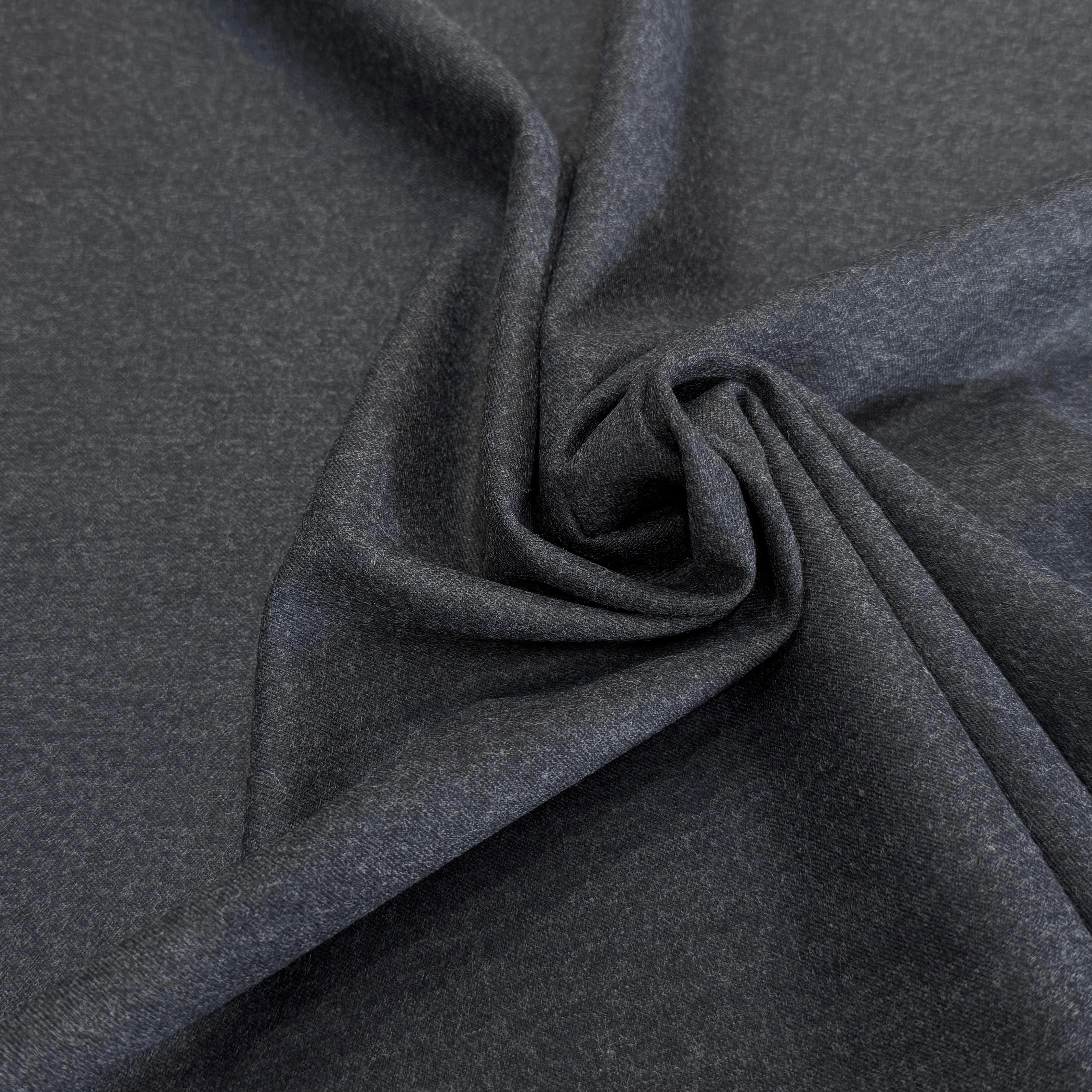 DRAPERIE FLANELLE DE LAINE ULTRA BELLE ET STRETCH GRIS 96% WV - My Little Coupon