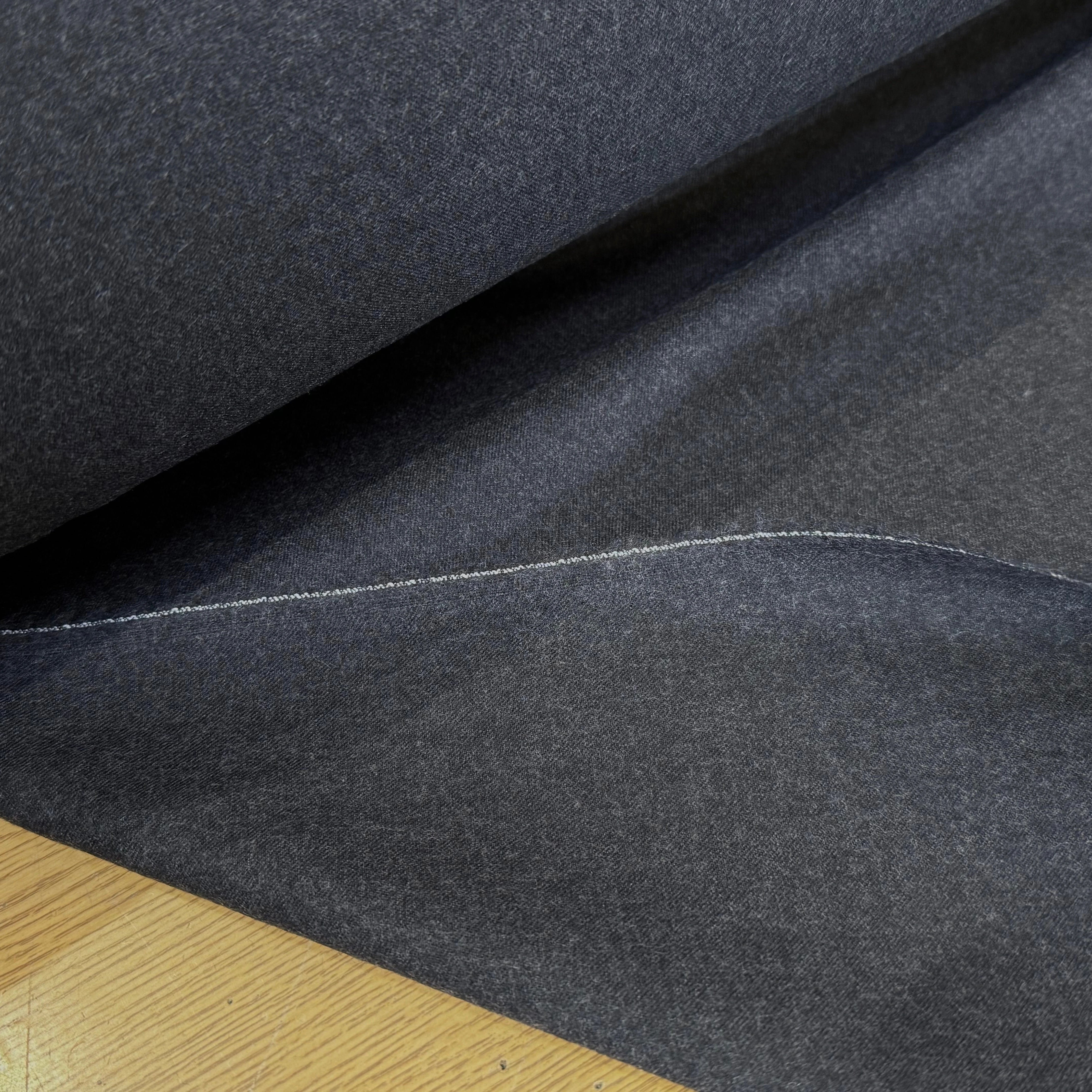 DRAPERIE FLANELLE DE LAINE ULTRA BELLE ET STRETCH GRIS 96% WV - My Little Coupon