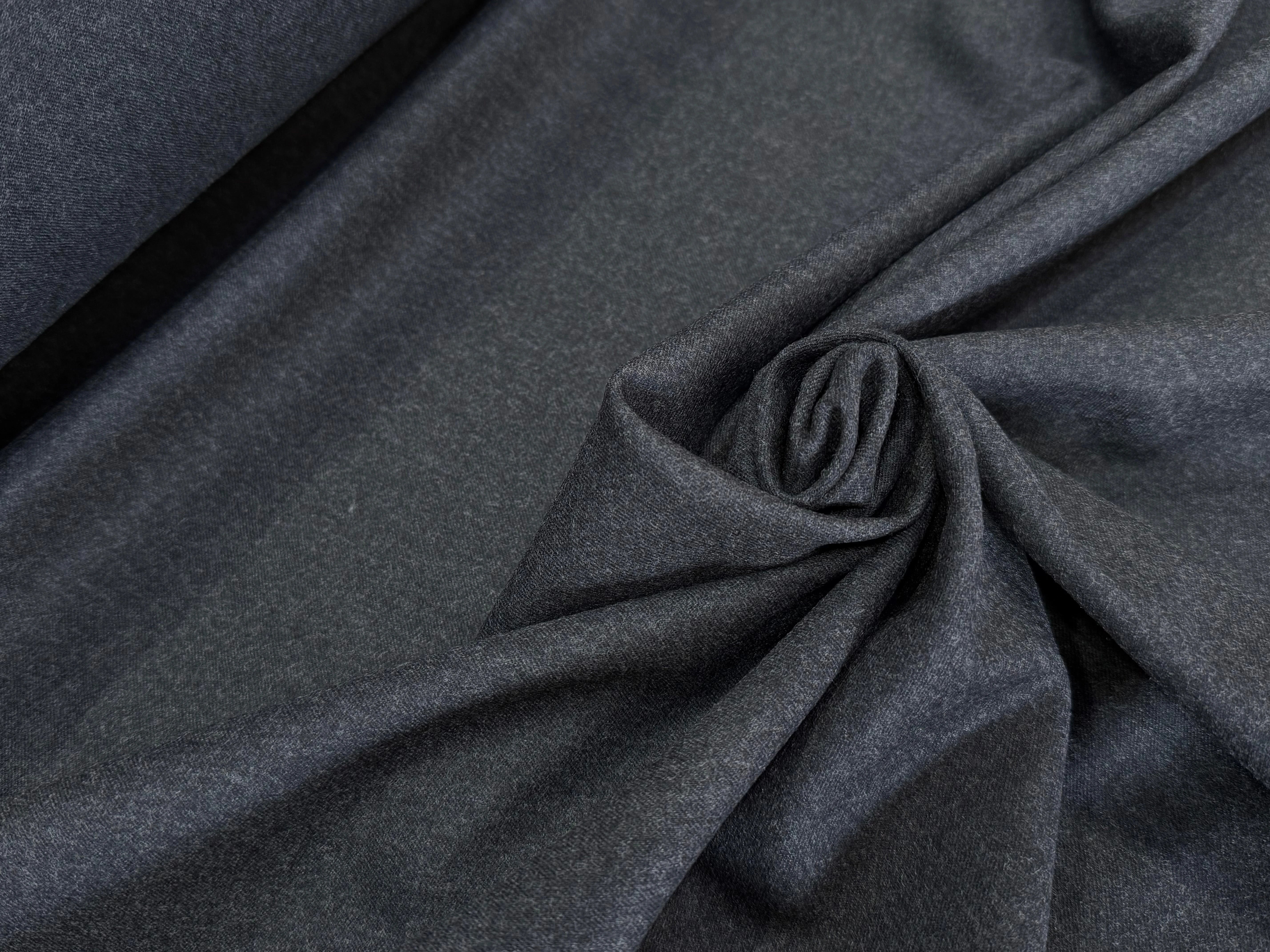 DRAPERIE FLANELLE DE LAINE ULTRA BELLE ET STRETCH GRIS 96% WV - My Little Coupon