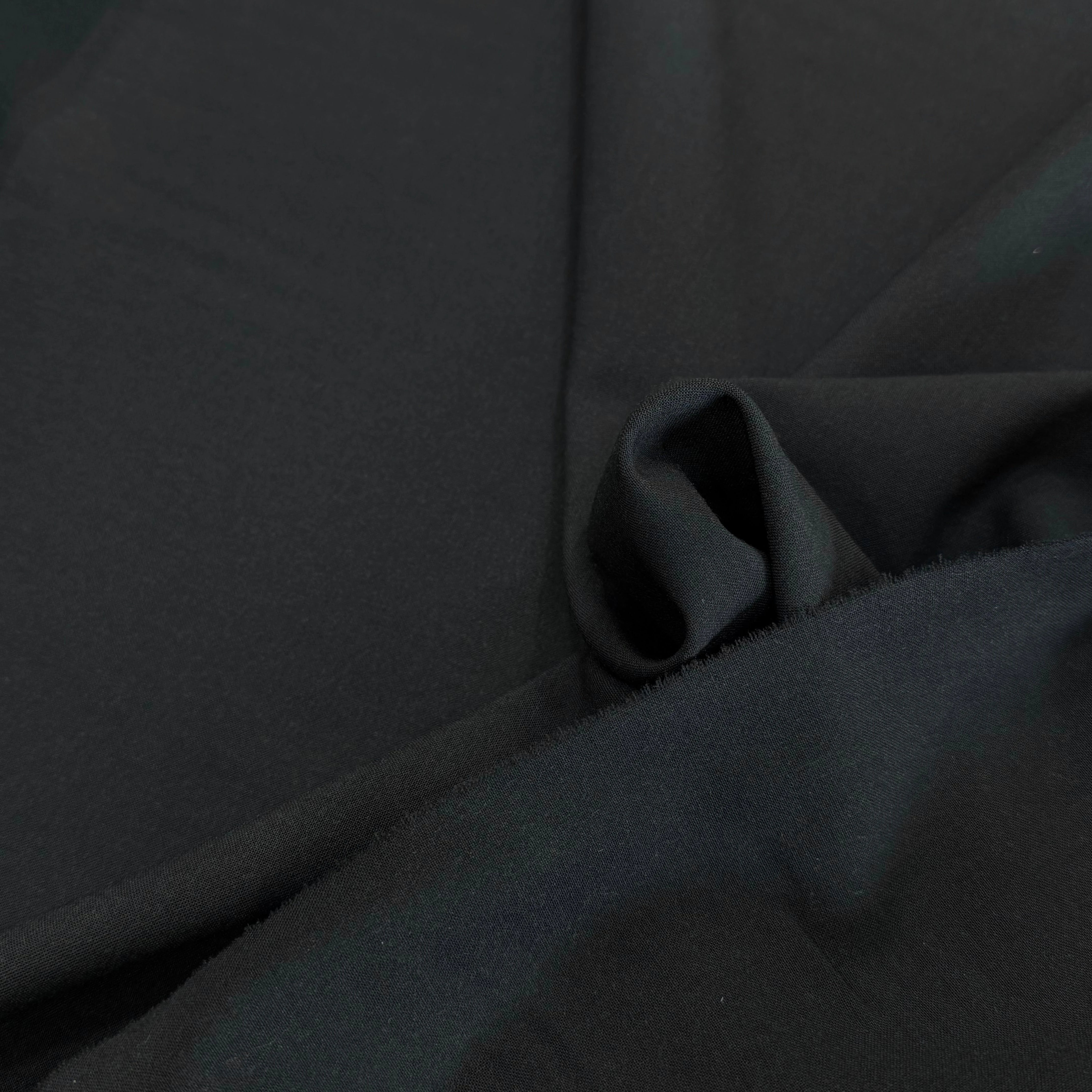DRAPERIE FLANELLE DE LAINE ULTRA BELLE ET STRETCH NOIR ANTHRACITE 96% LAINE - My Little Coupon