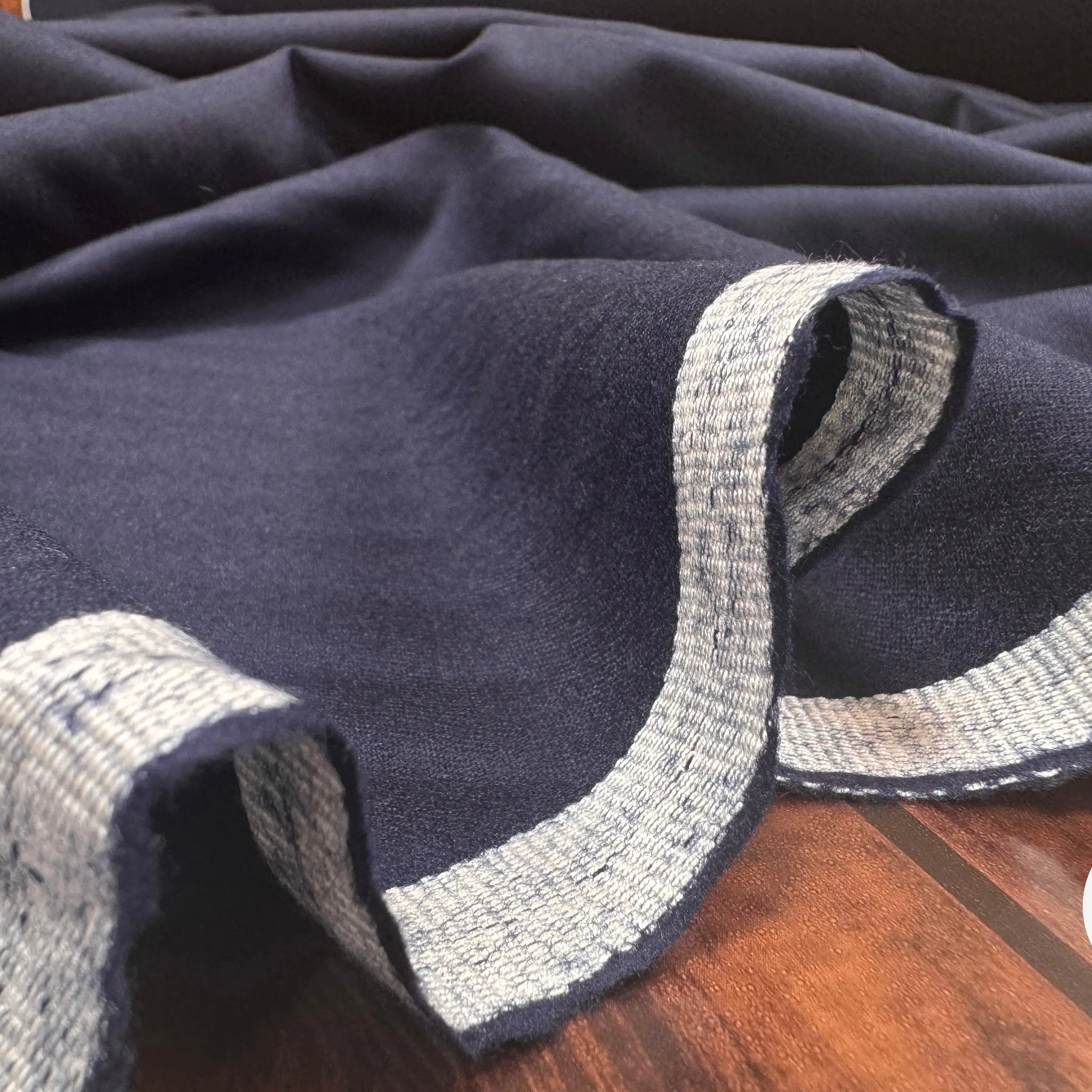 DRAPERIE FLANELLE PURE LAINE ENCRE DE CHINE - My Little Coupon