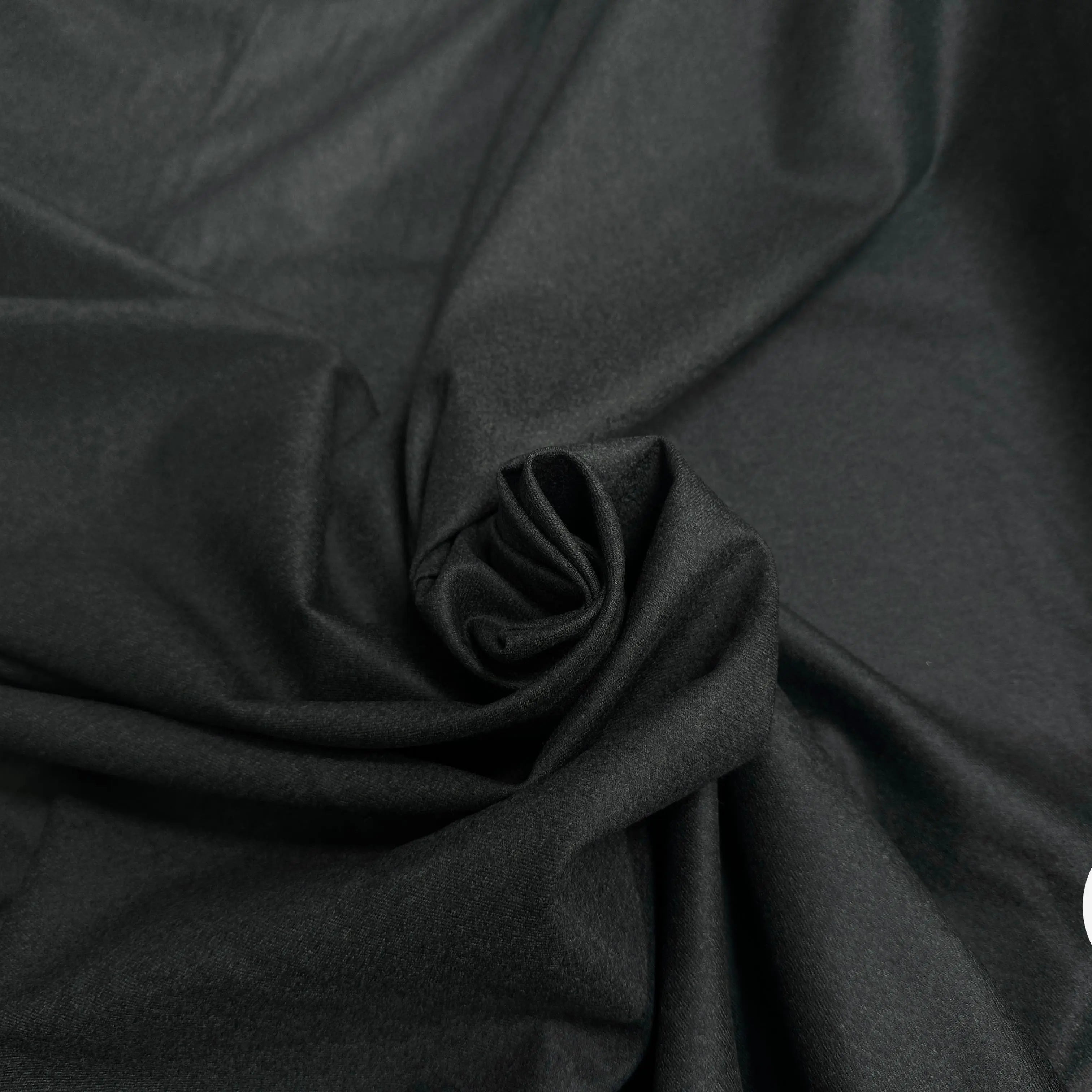 DRAPERIE FLANELLE SUPER 120 VERT BOUTEILLE CHINÉ - My Little Coupon