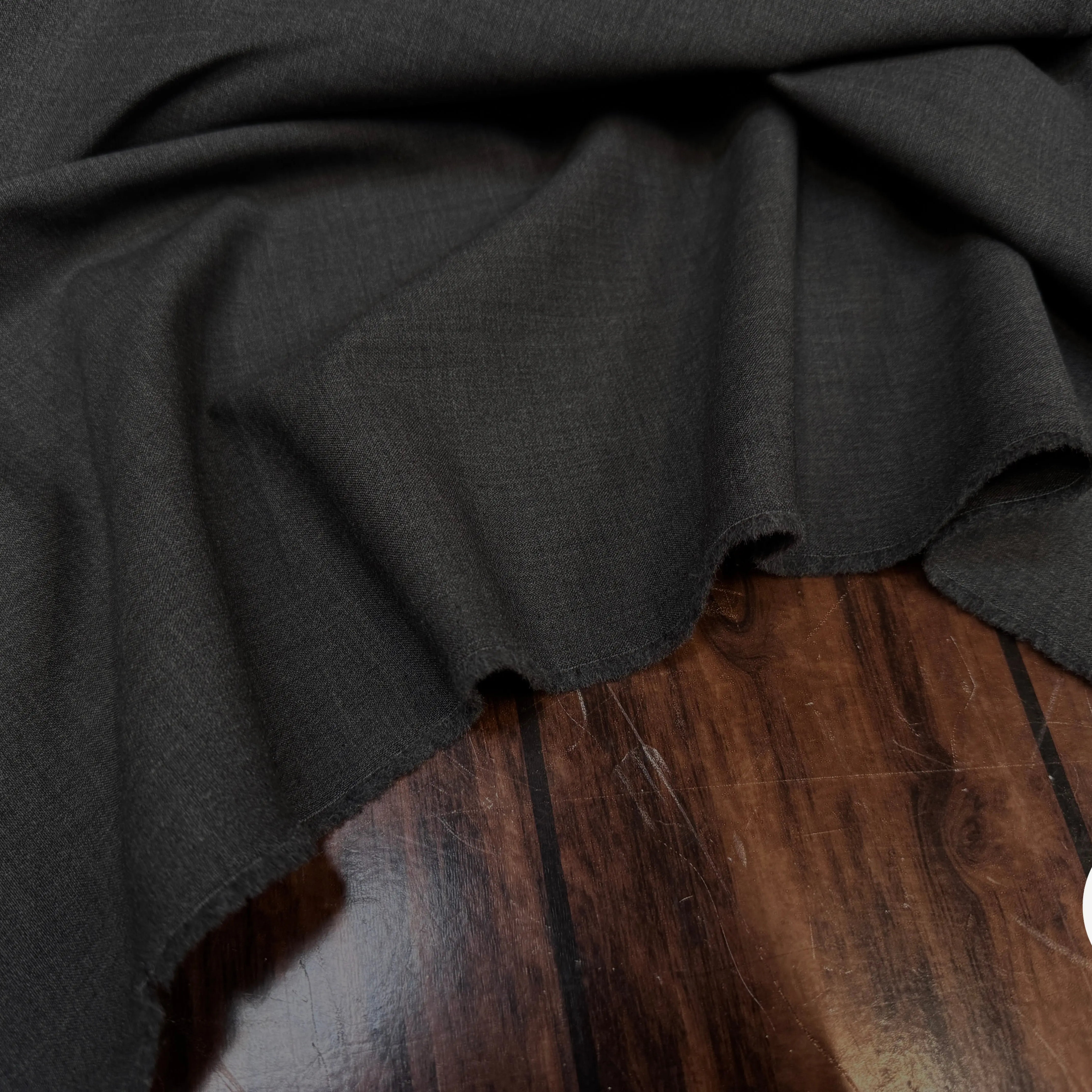 DRAPERIE GRISE FONCÉE LÉGÈREMENT STRETCH - My Little Coupon