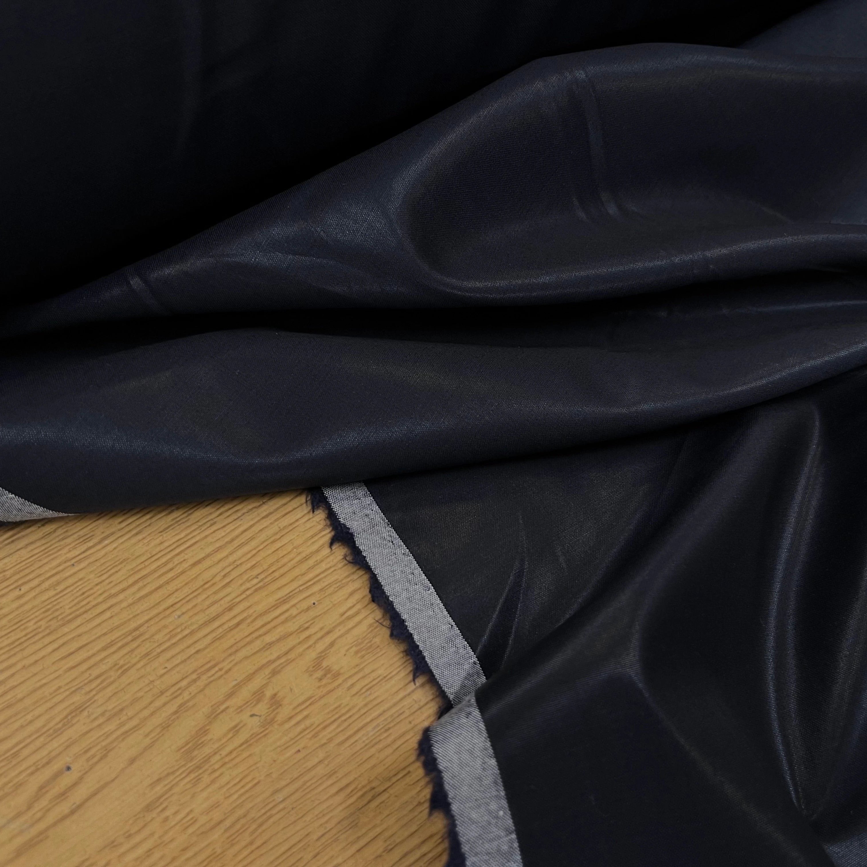 DRAPERIE ITALIENNE 100% LAINE NOIR ANTHRACITE 694 - My Little Coupon