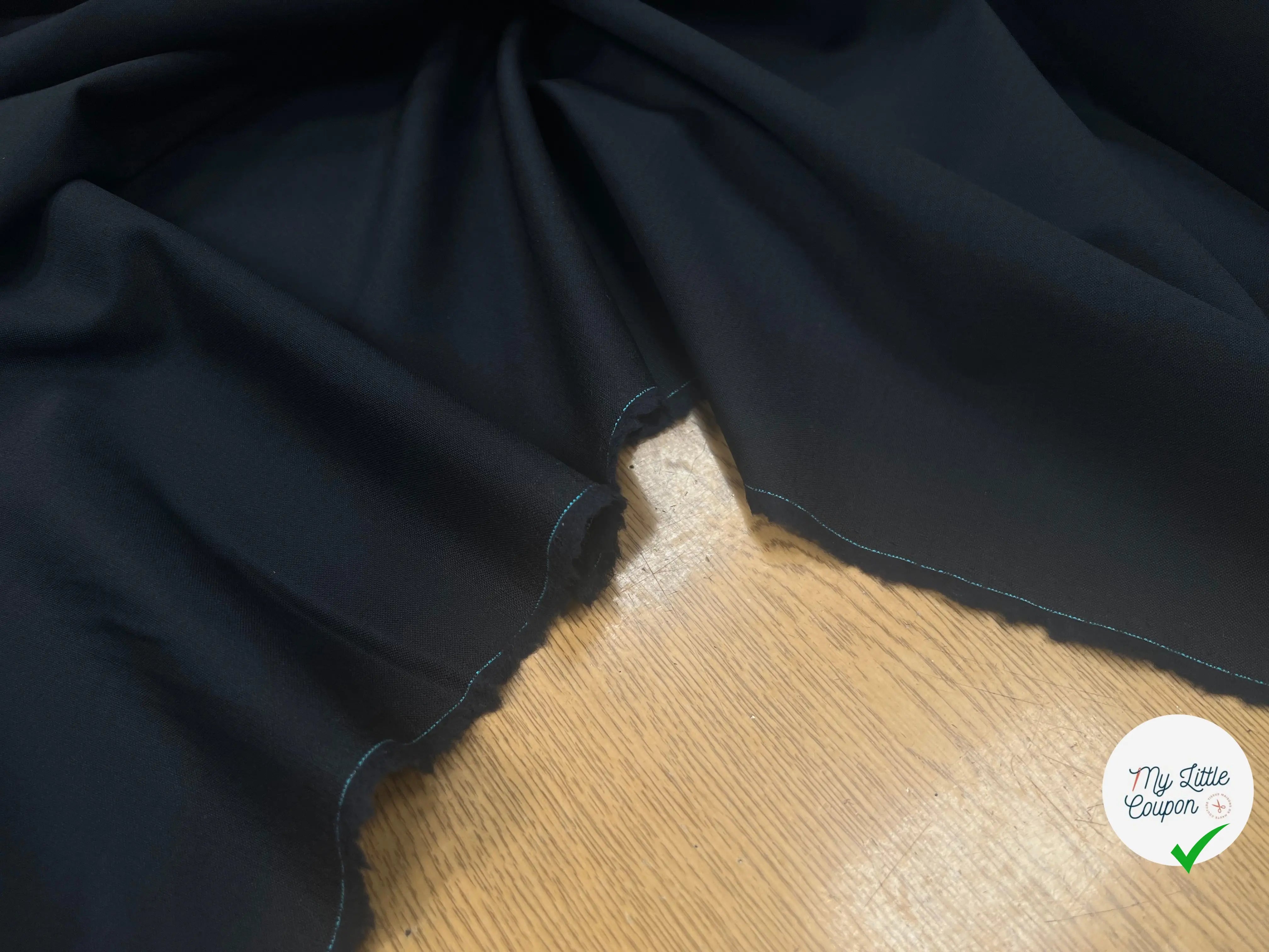 DRAPERIE LAINE ANTHRACITE NOIR - My Little Coupon