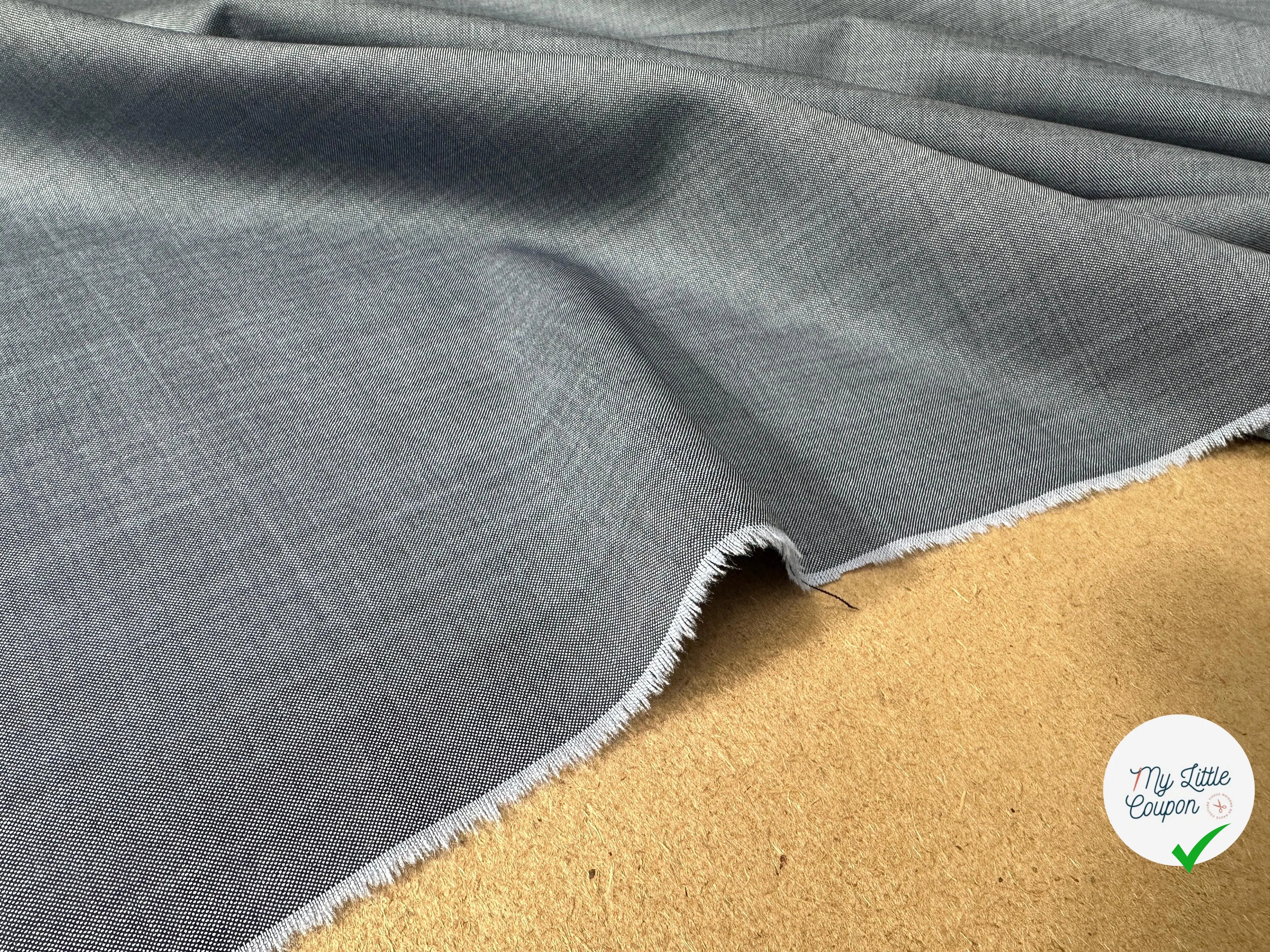 DRAPERIE LAINE BLEU GRIS CHICISSIMO - My Little Coupon