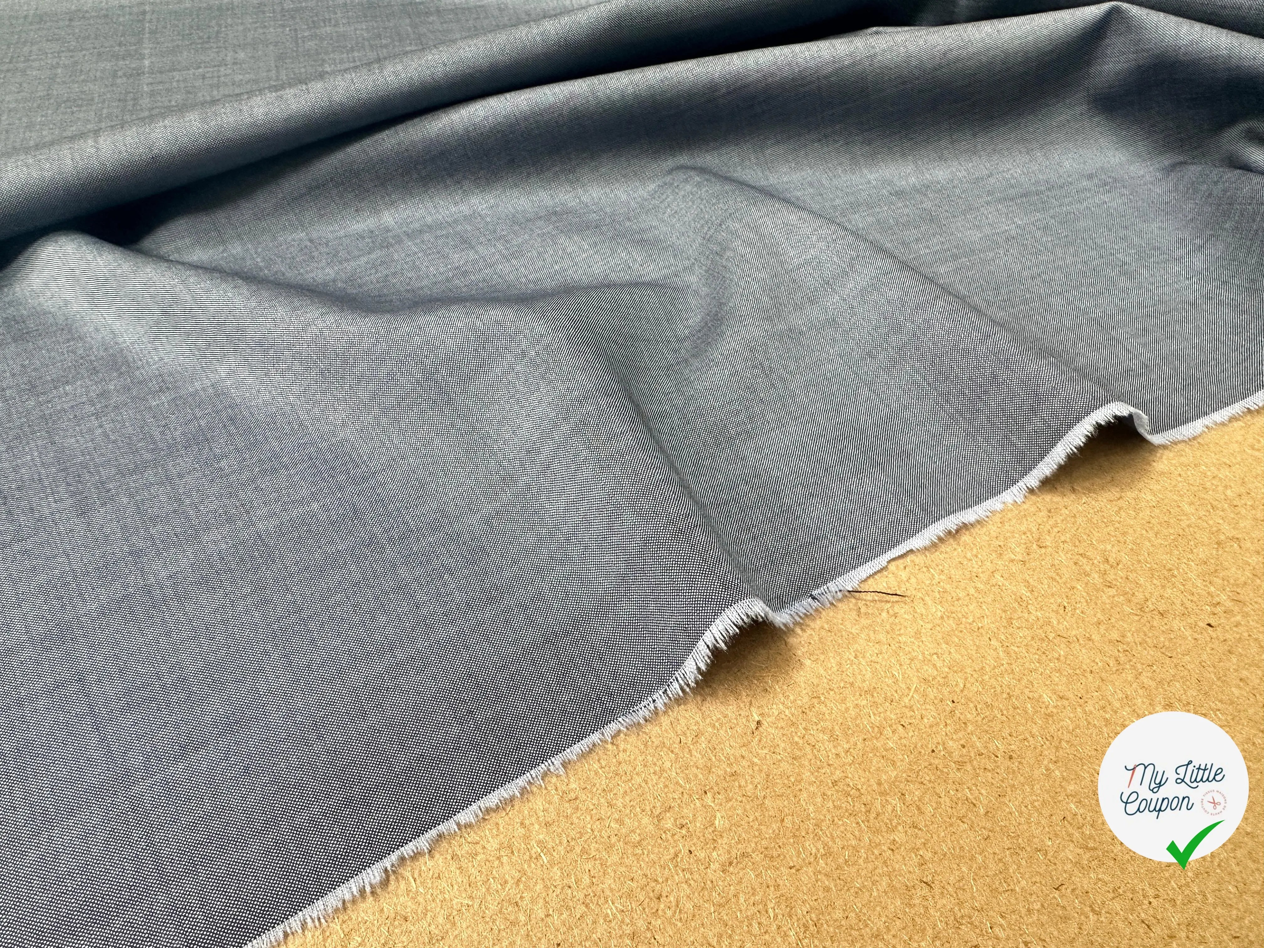 DRAPERIE LAINE BLEU GRIS CHICISSIMO - My Little Coupon