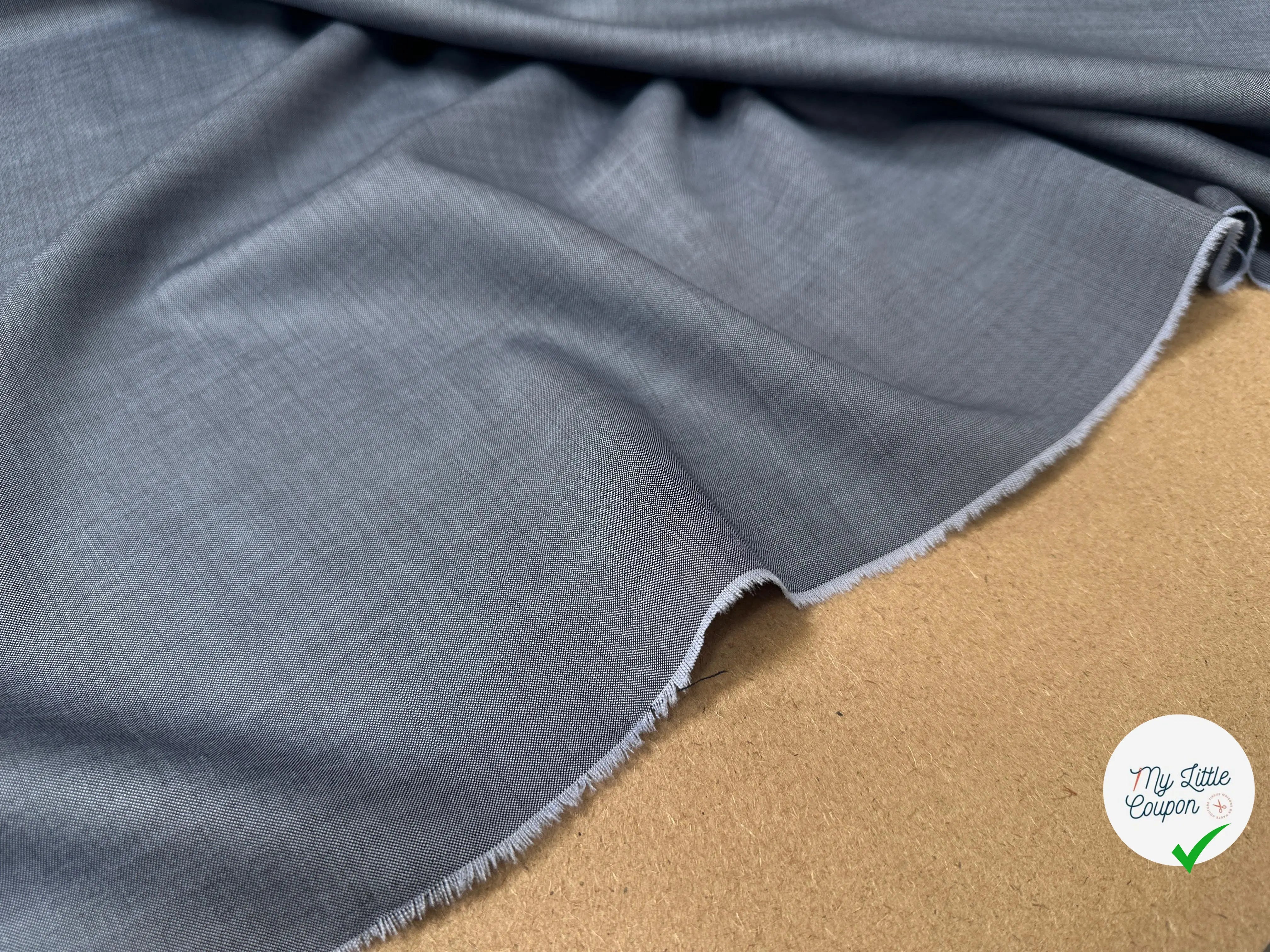 DRAPERIE LAINE BLEU GRIS CHICISSIMO - My Little Coupon