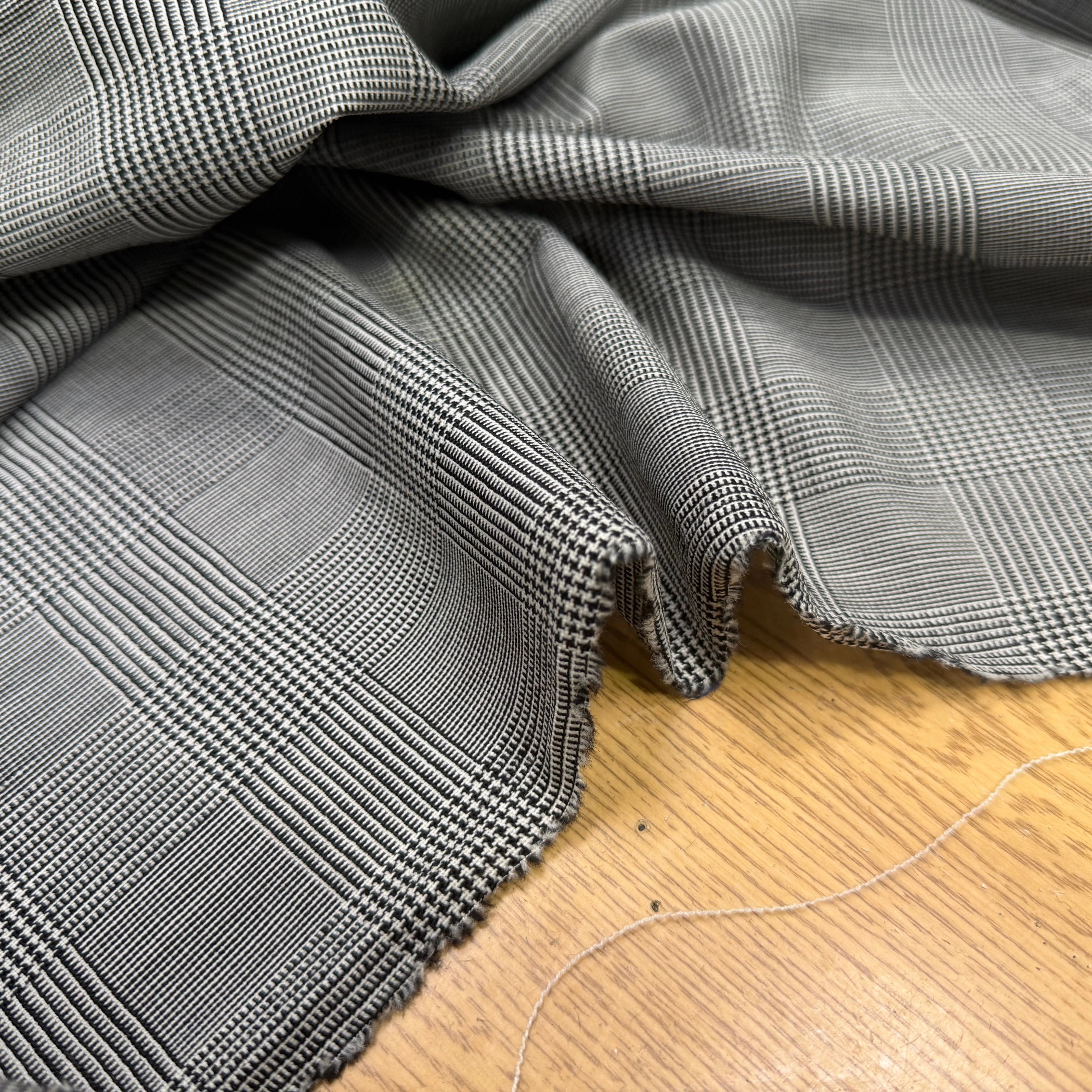 DRAPERIE LAINE MI SAISON CHIC PRINCE DE GALLES STRETCH - My Little Coupon