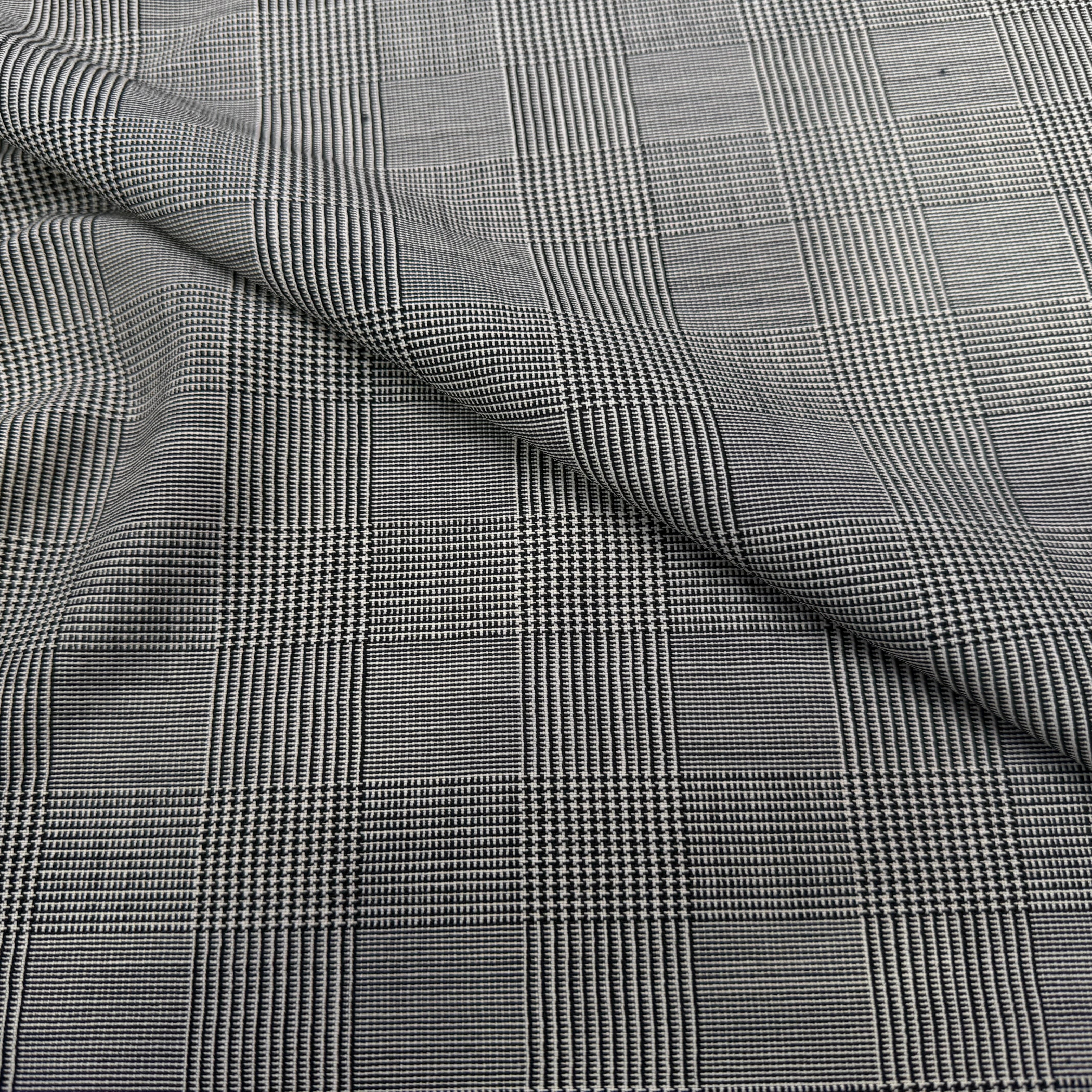 DRAPERIE LAINE MI SAISON CHIC PRINCE DE GALLES STRETCH - My Little Coupon