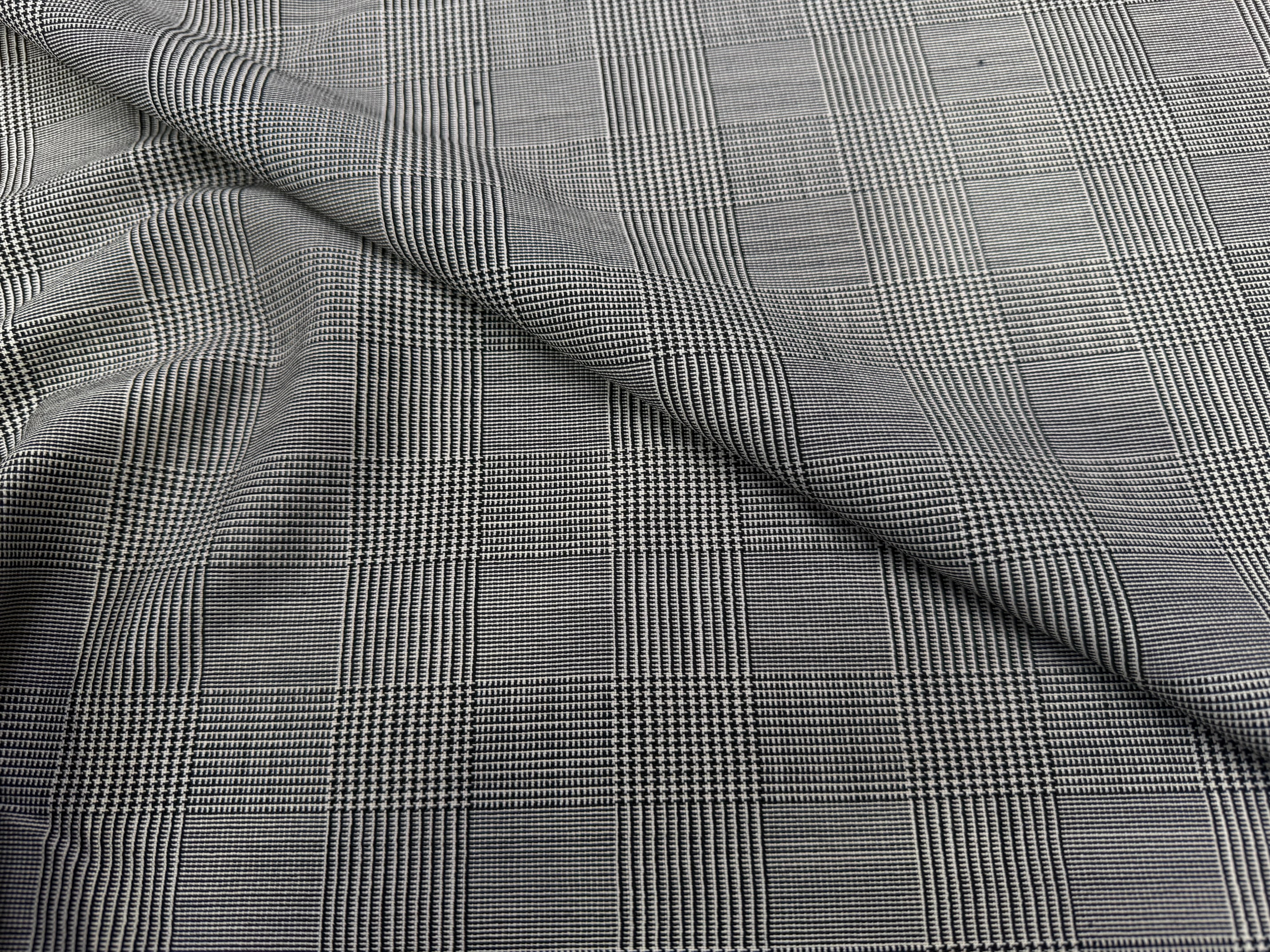 DRAPERIE LAINE MI SAISON CHIC PRINCE DE GALLES STRETCH - My Little Coupon