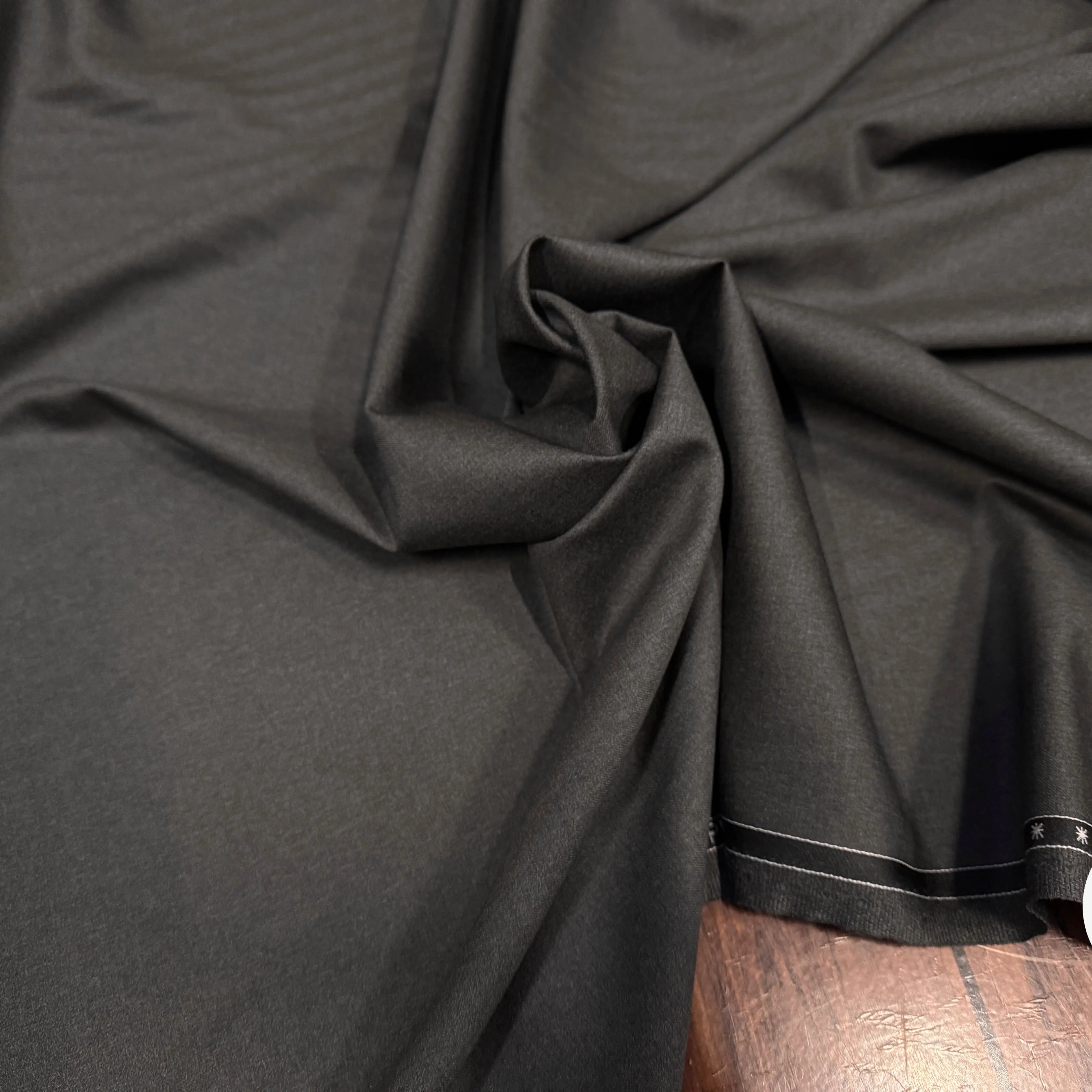 DRAPERIE LAINE VIERGE SUPER 120 GRIS BARRINGTON - My Little Coupon