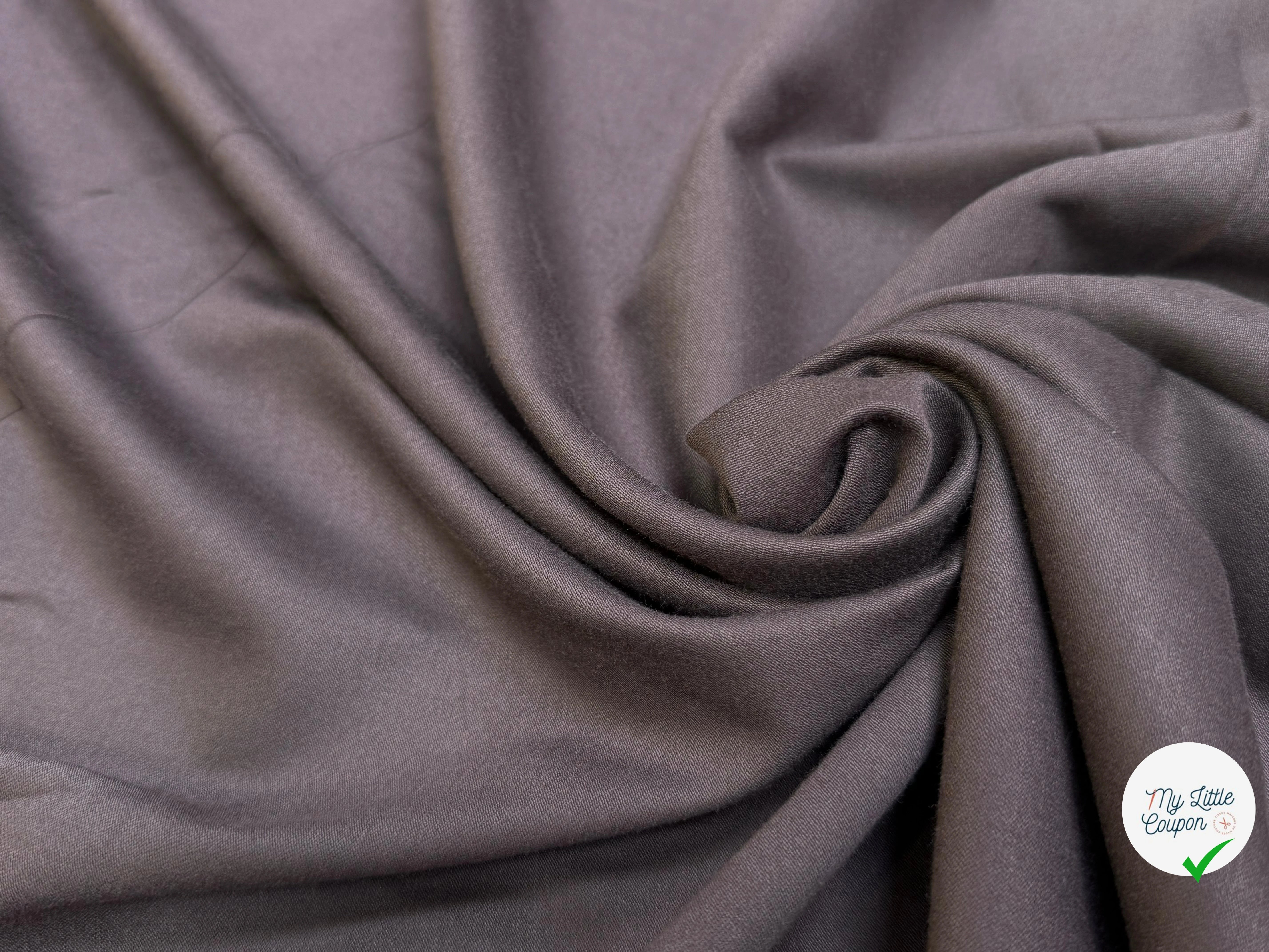 DRAPERIE LAINE VISCOSE ULTRA STRETCH MARRON CUIVRÉ SOFT TOUCHER - My Little Coupon