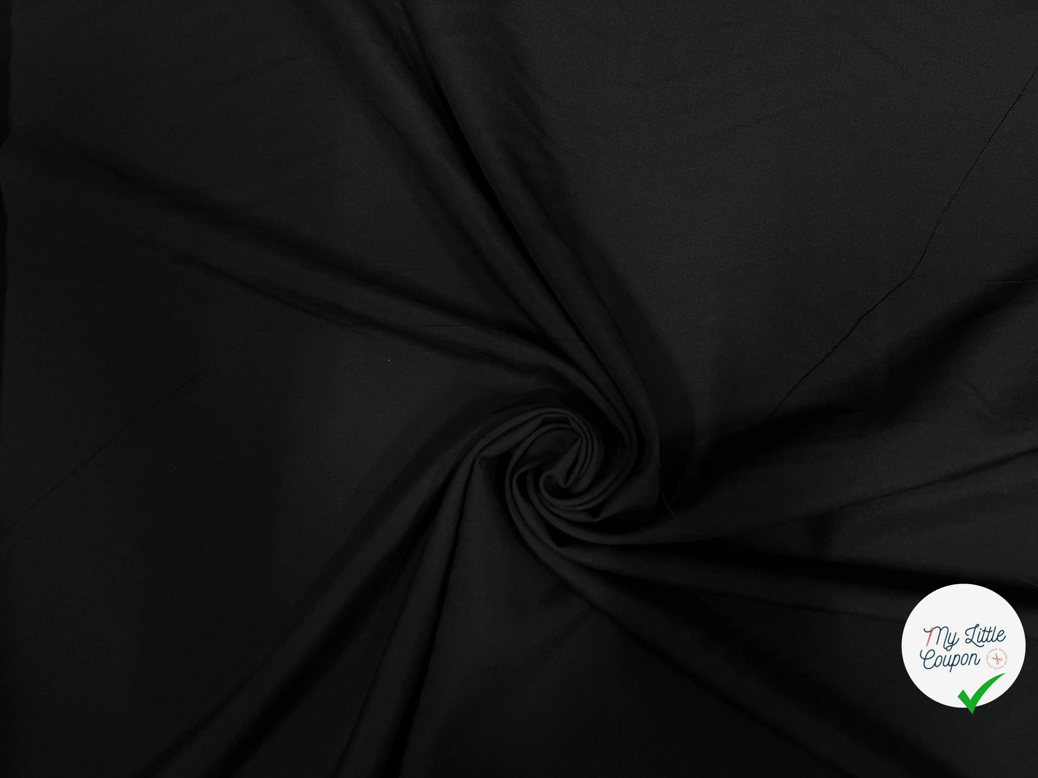 DRAPERIE NOIR 87%LAINE - My Little Coupon