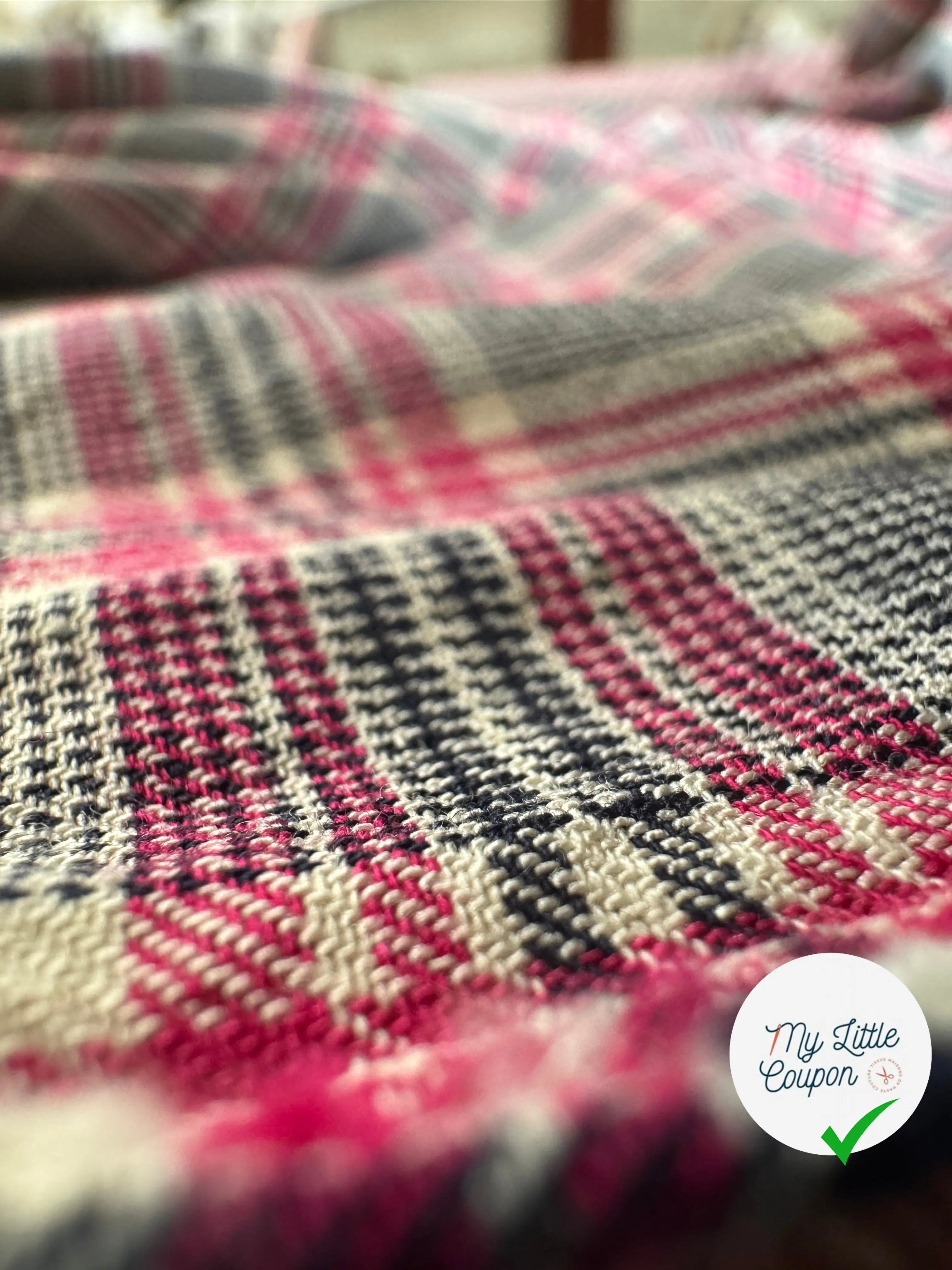 DRAPERIE OSPITI DEL MUNDO MI SAISON VISCOSE LAINE VIERGE - My Little Coupon