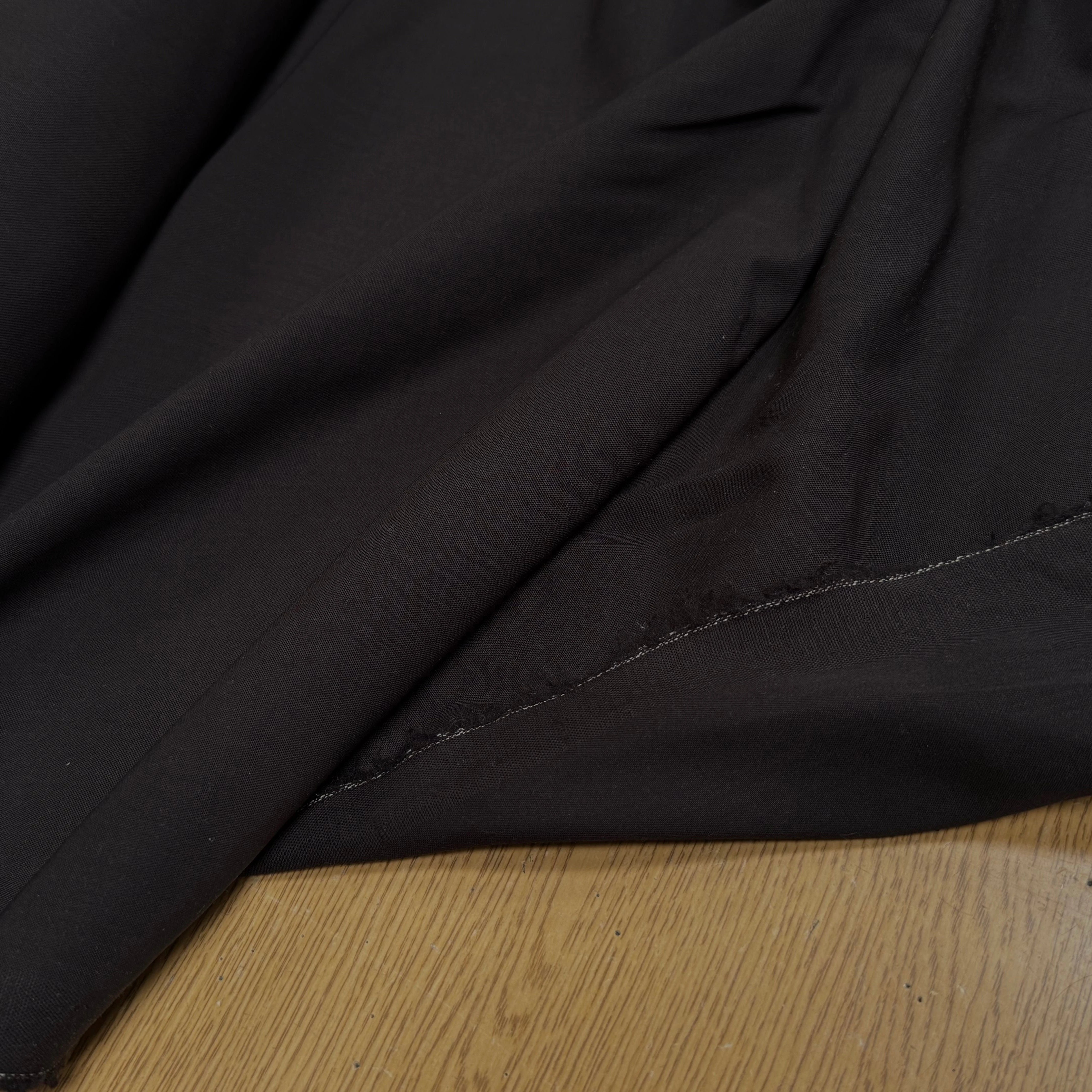 DRAPERIE POLYLAINE MARRON NOISETTE BELLE TENUE - My Little Coupon