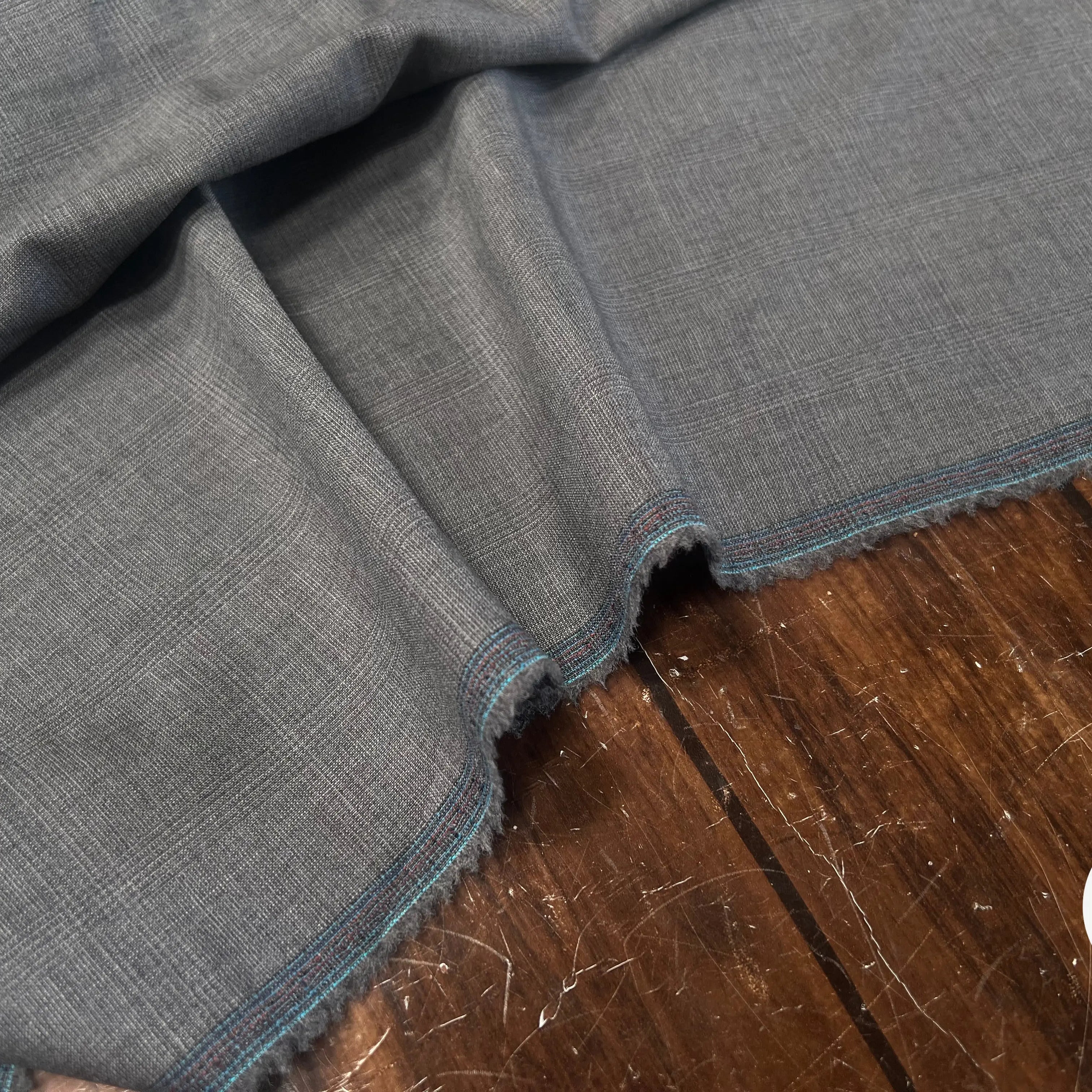 DRAPERIE PRINCE DE GALLE GRISE 100% LAINE - My Little Coupon