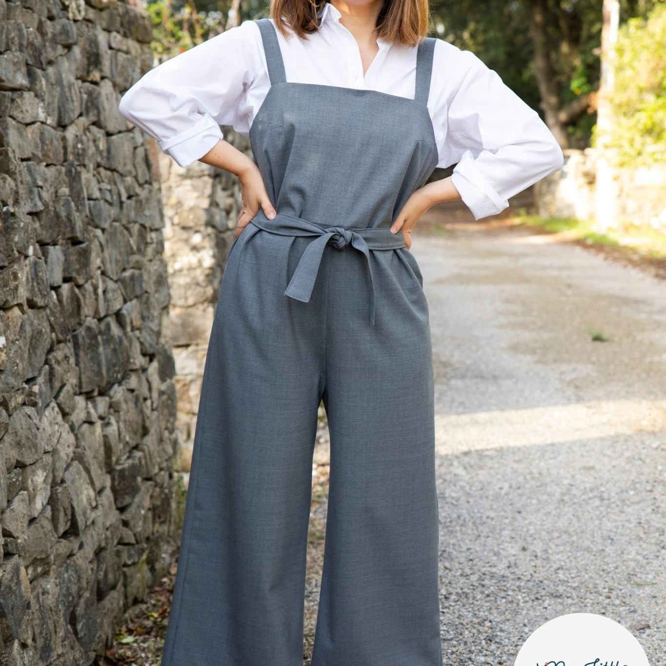 DRAPERIE SERGÉE 55% LAINE SUPER 100 GRIS CLAIR STRETCH - My Little Coupon