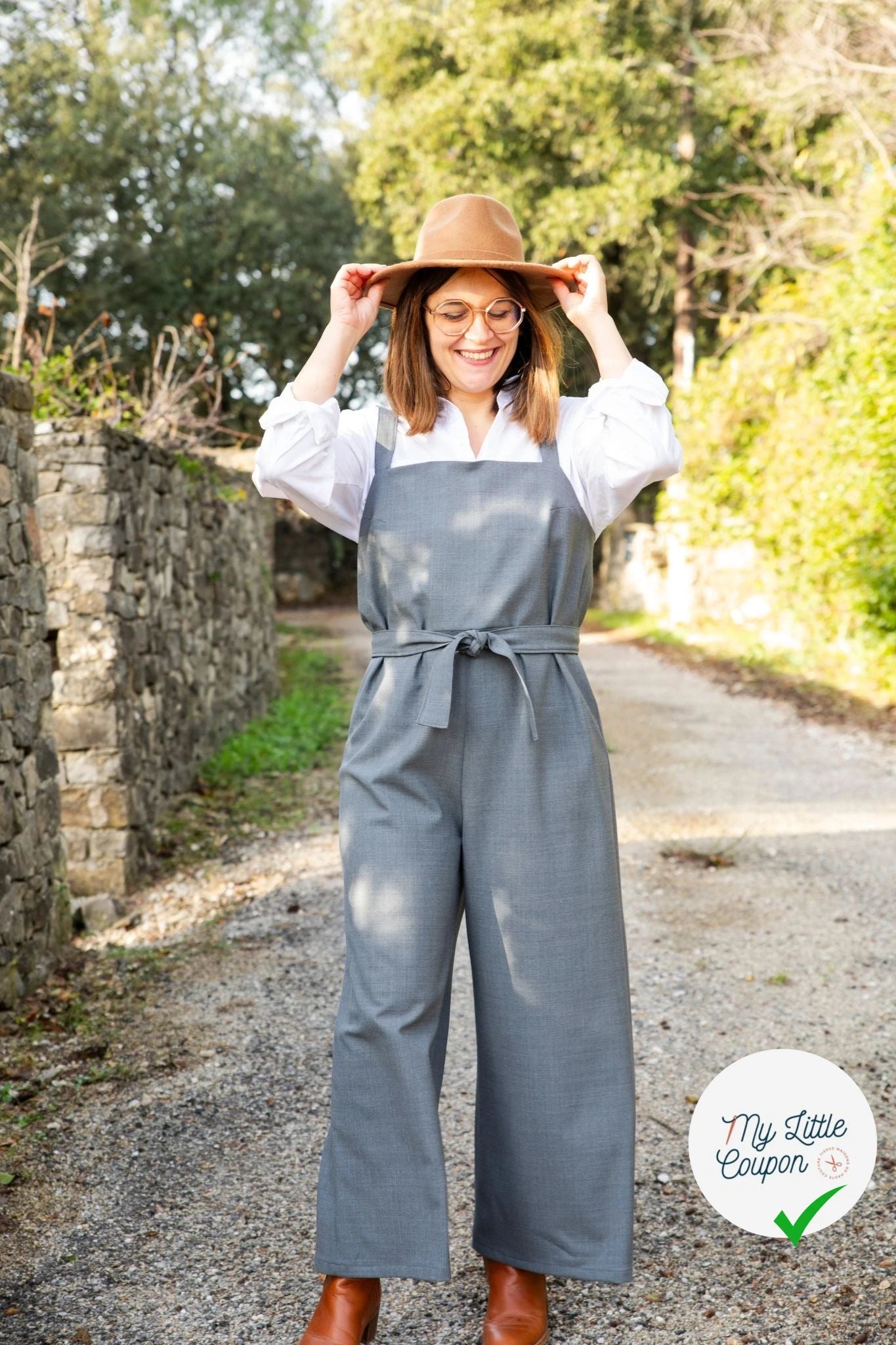 DRAPERIE SERGÉE 55% LAINE SUPER 100 GRIS CLAIR STRETCH - My Little Coupon