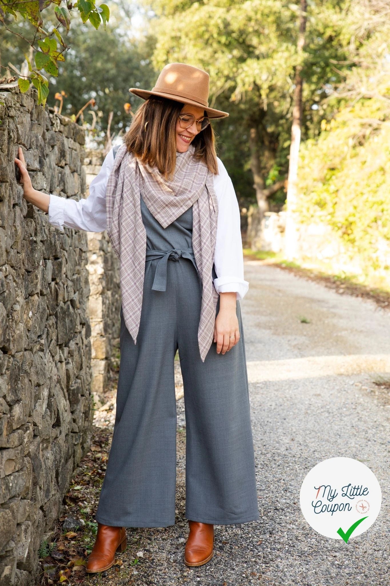 DRAPERIE SERGÉE 55% LAINE SUPER 100 GRIS CLAIR STRETCH - My Little Coupon