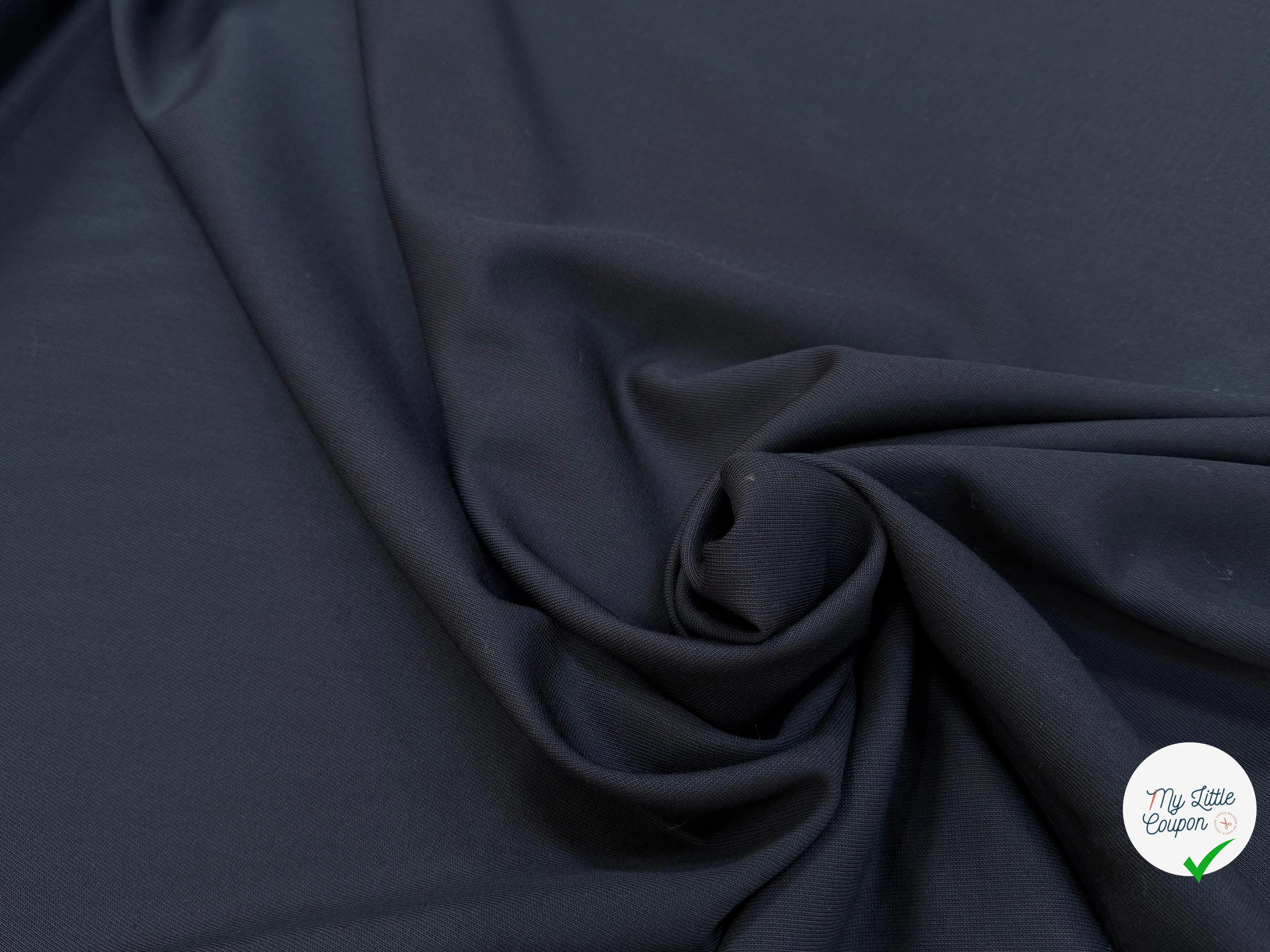 DRAPERIE SERGÉE DE LAINE TOMBÉ HARMONIEUX MARINE - My Little Coupon