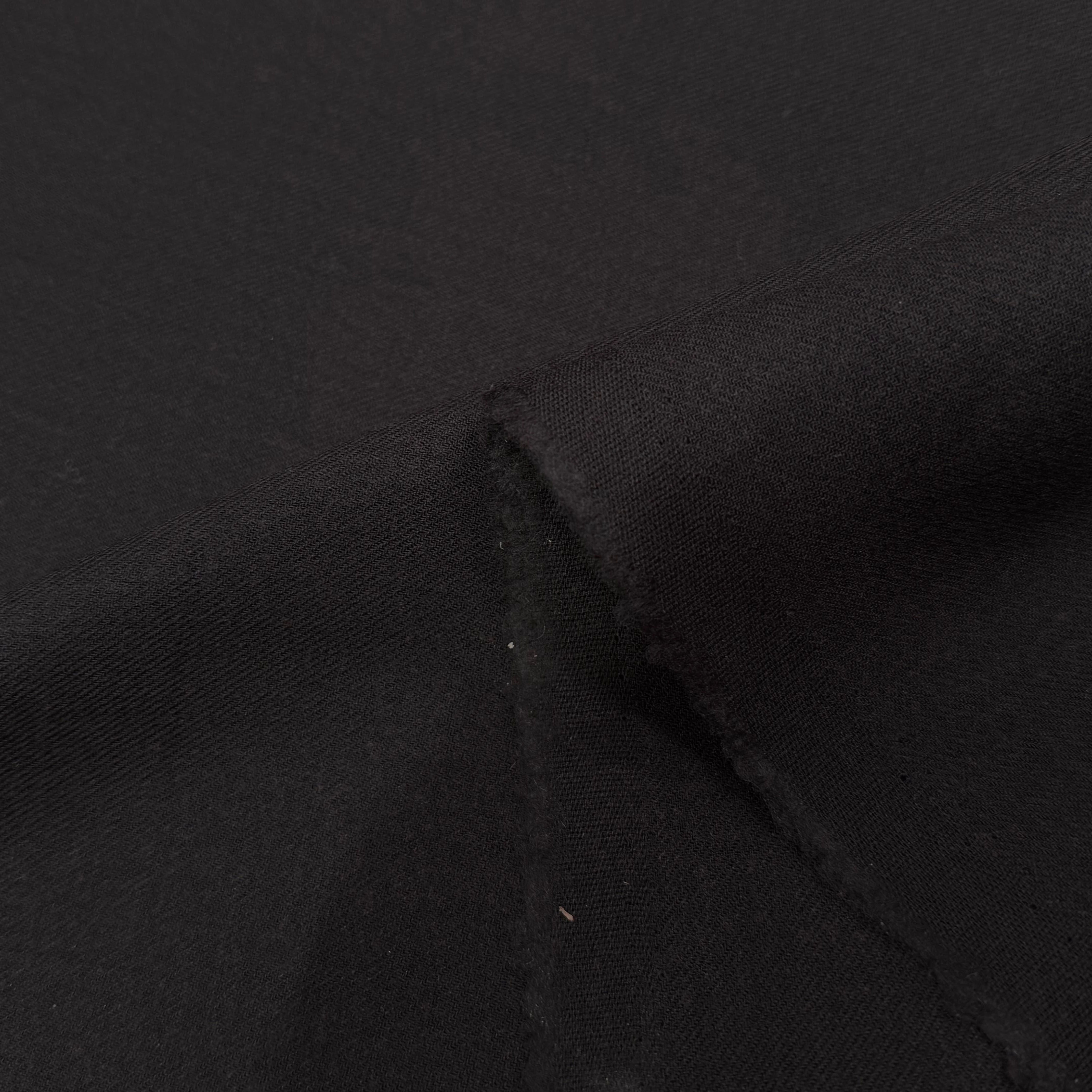 DRAPERIE SERGÉE MARRON LAINE VIERGE LÉGÈREMENT STRETCH - My Little Coupon