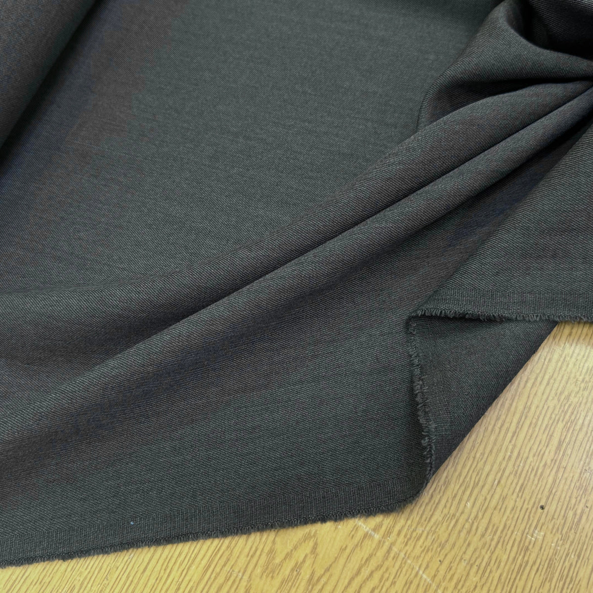DRAPERIE SERGÉE POLYLAINE ÉLÉGANTE GRIS FON - My Little Coupon