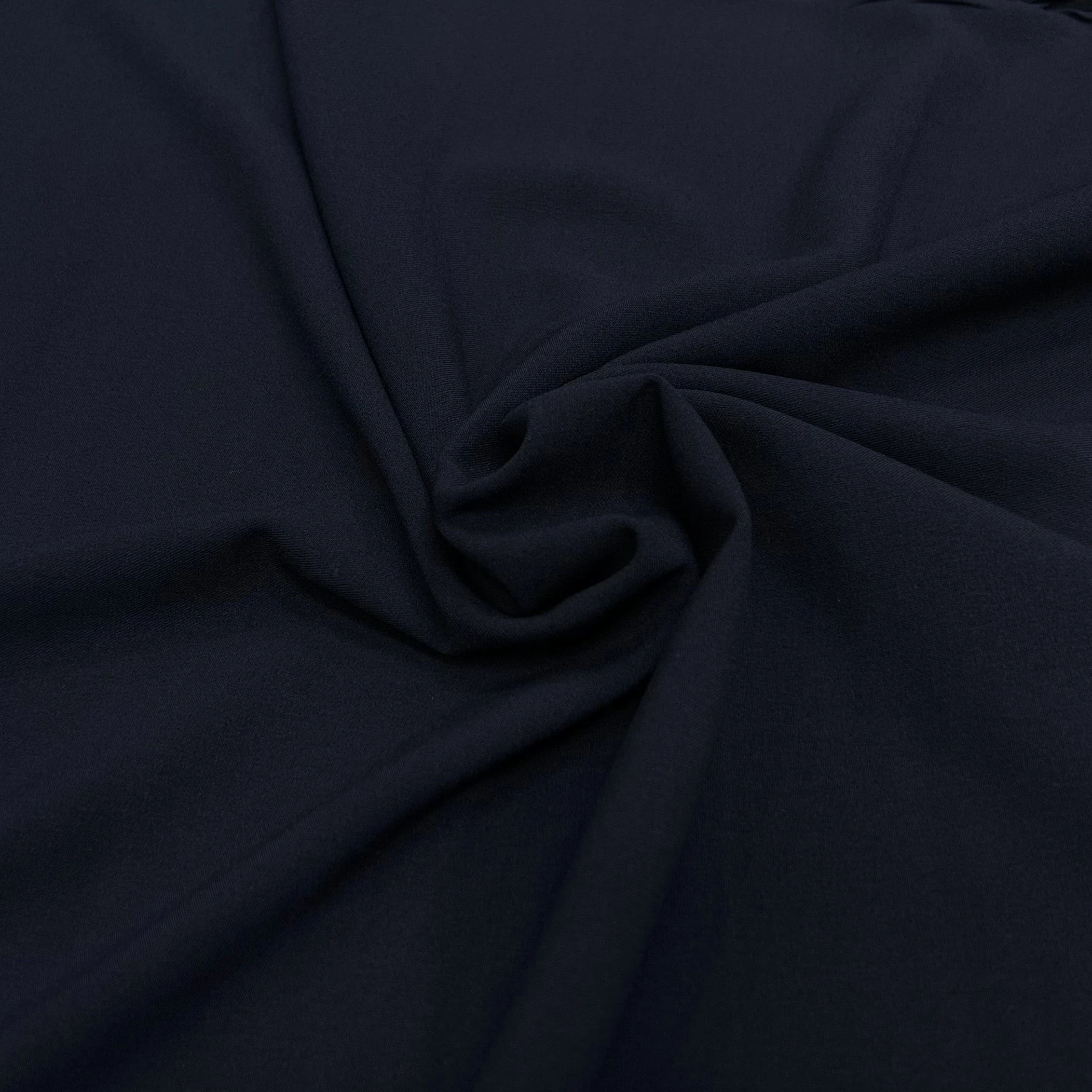 DRAPERIE SERGÉE UNIFORME POLYCOTON BLEU MARINE - My Little Coupon