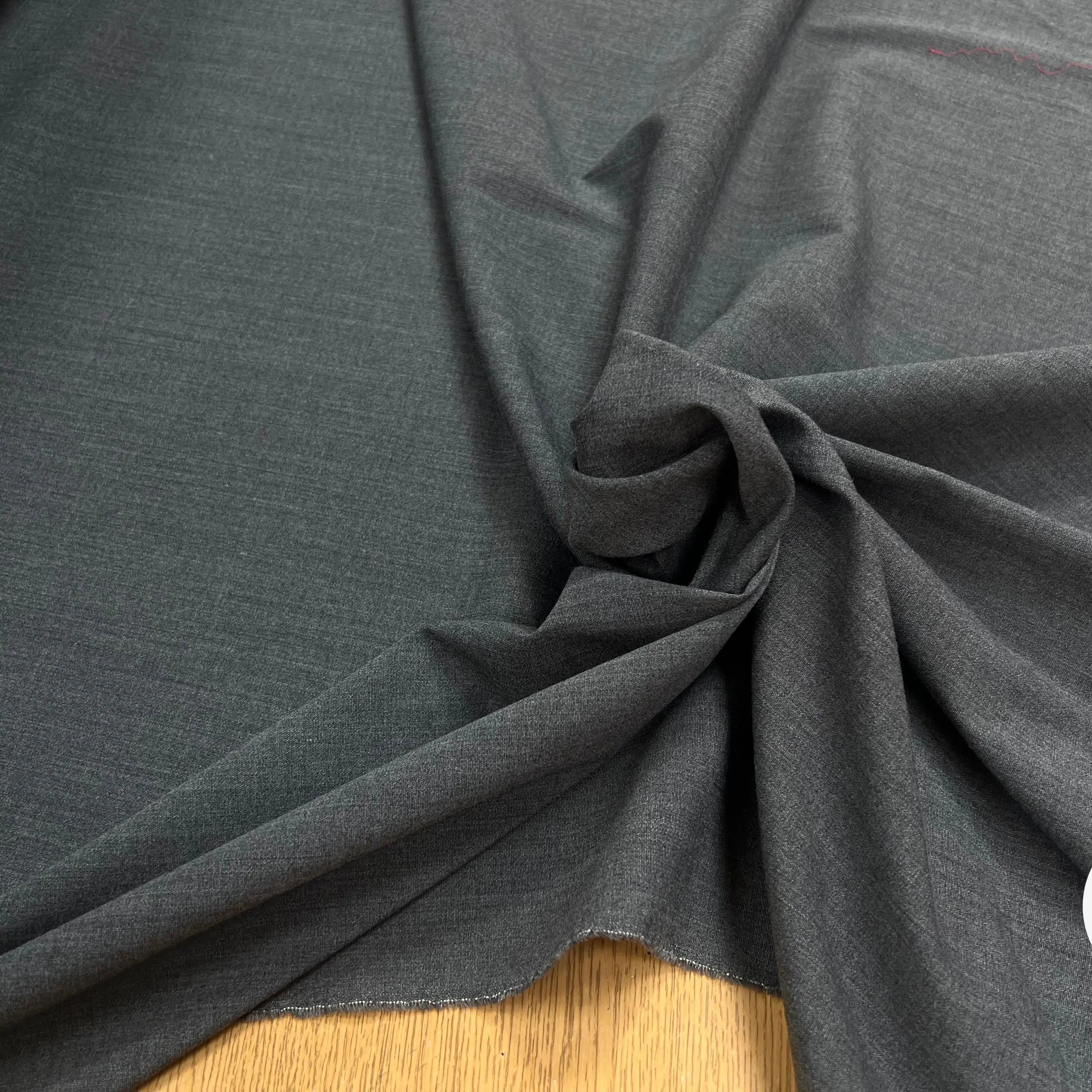 DRAPERIE STRETCH DE LAINE GRIS CHINÉE - My Little Coupon