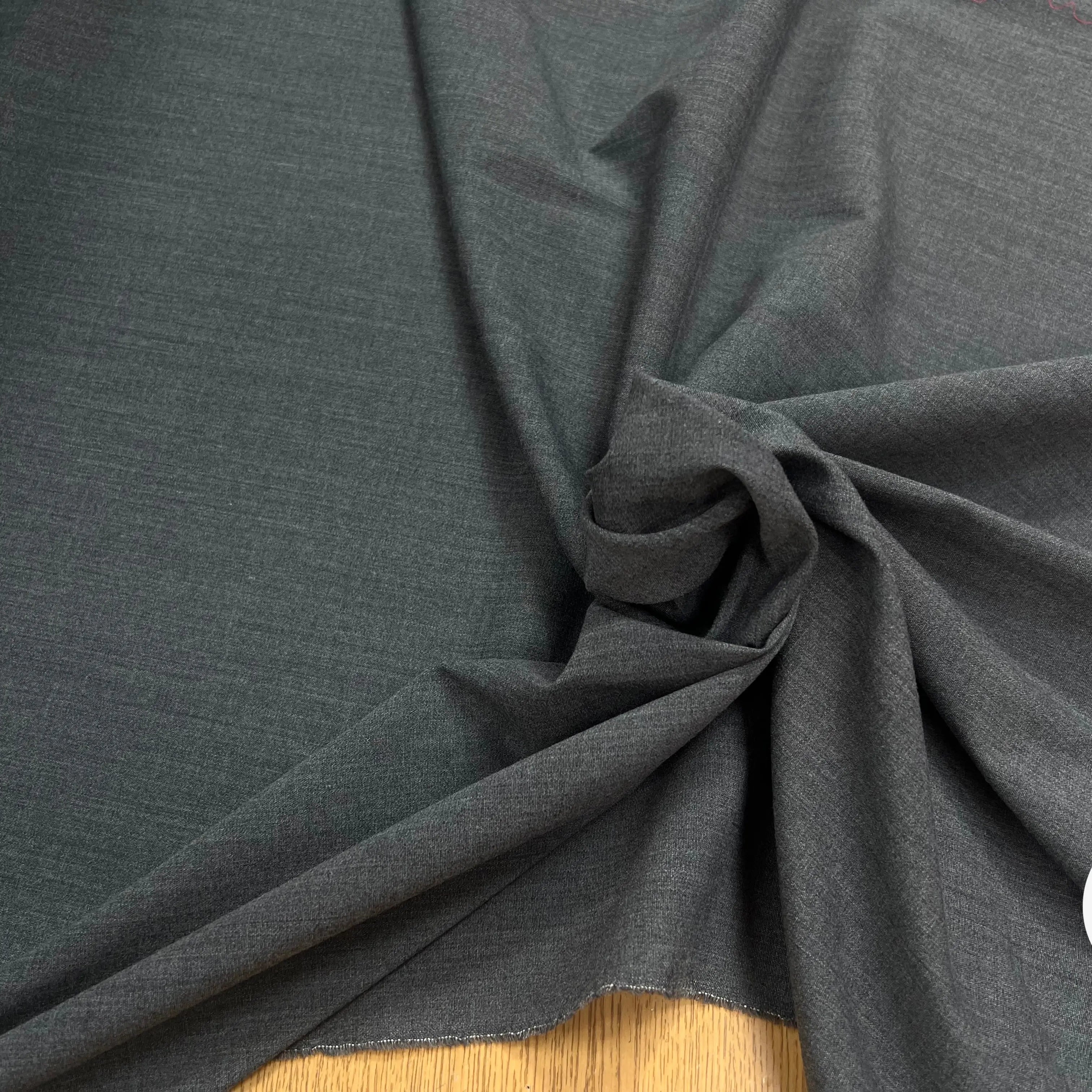 DRAPERIE STRETCH DE LAINE GRIS CHINÉE - My Little Coupon