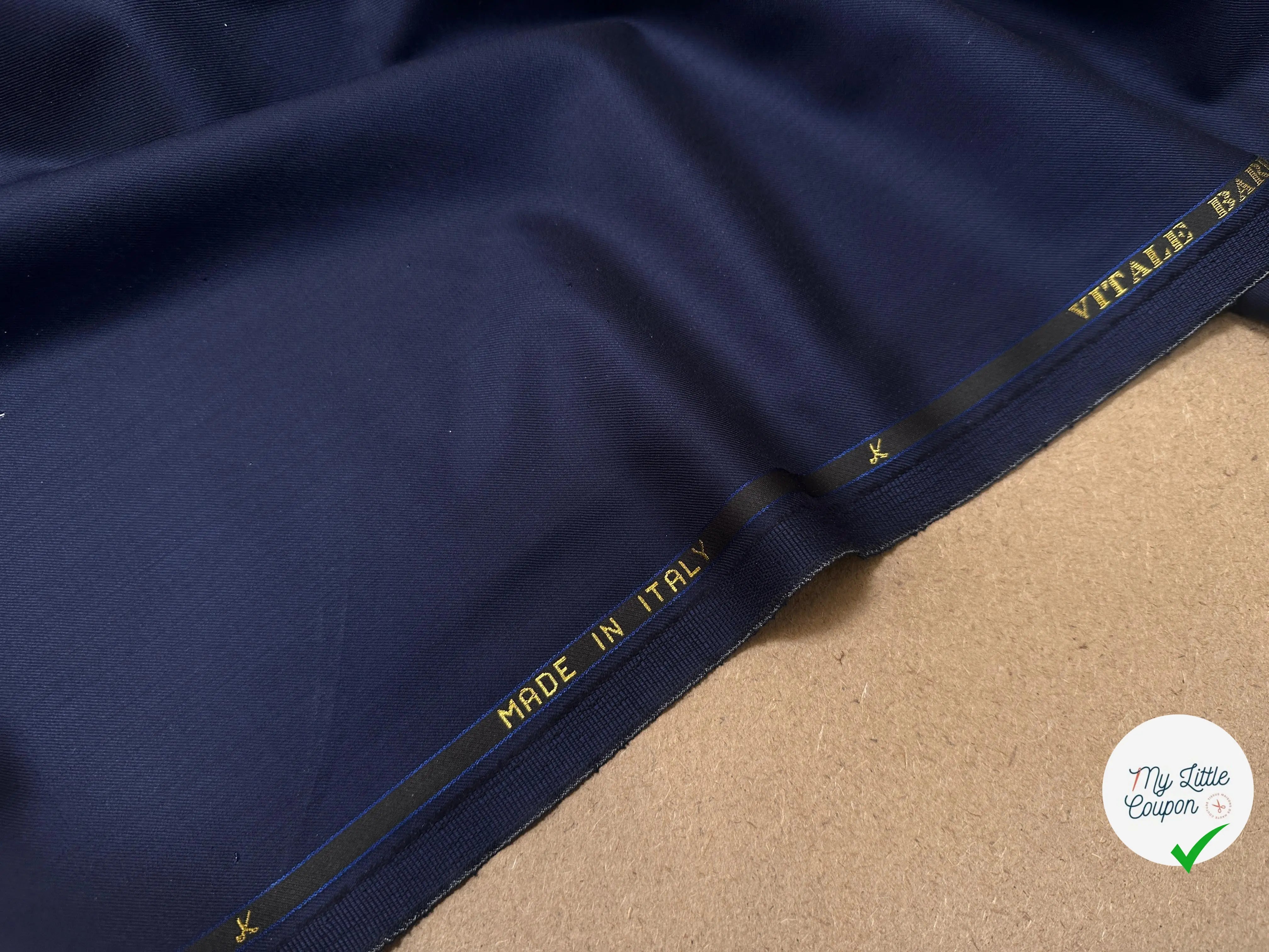 DRAPERIE SUPER 150'S VITALE BARBERIS CANONICO 1663 BLU - My Little Coupon